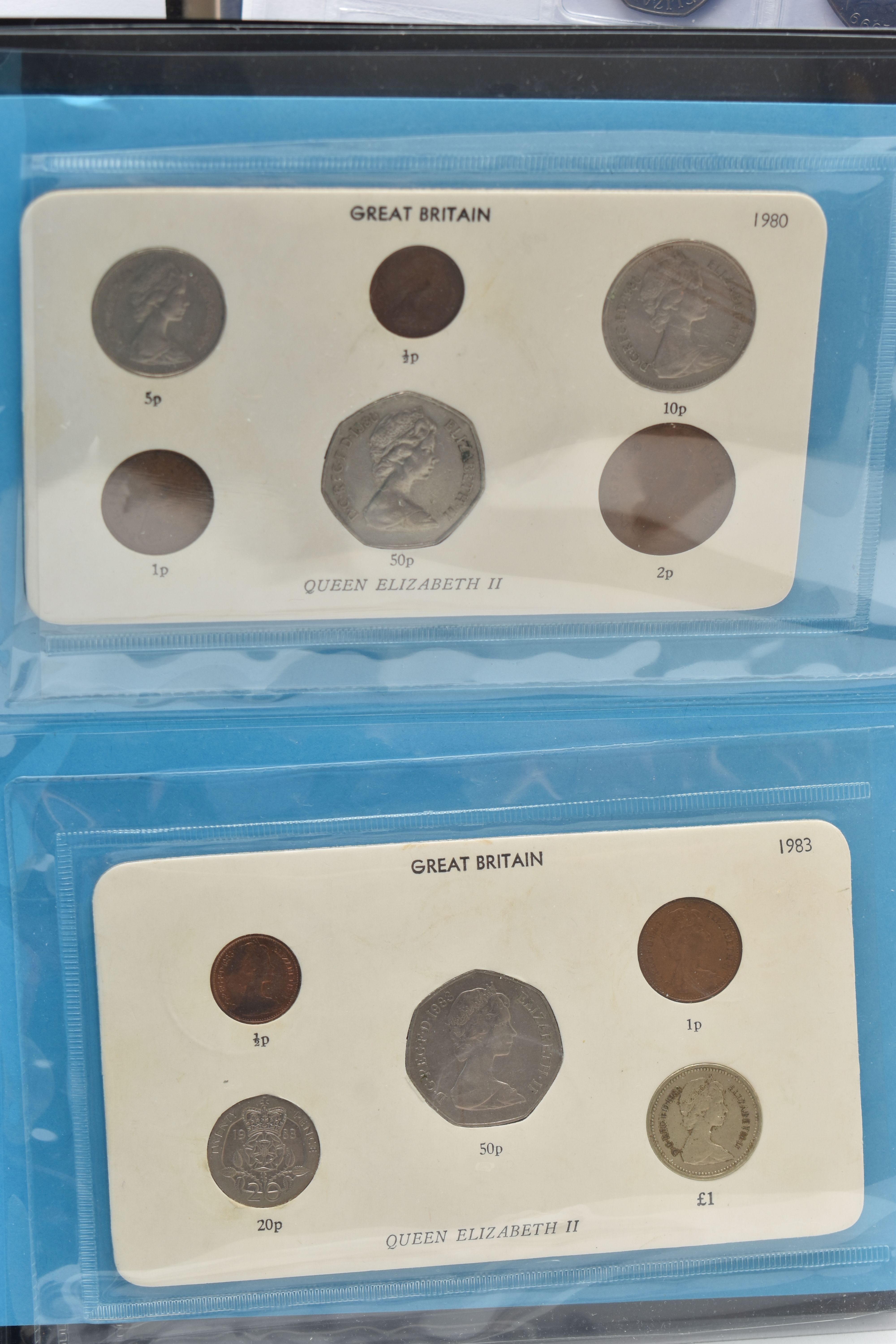 TWO COIN ALBUMS OF UK COINAGE FROM 1974-2018, to include Two Pound coins, Fifty Pence coins, with - Image 3 of 8