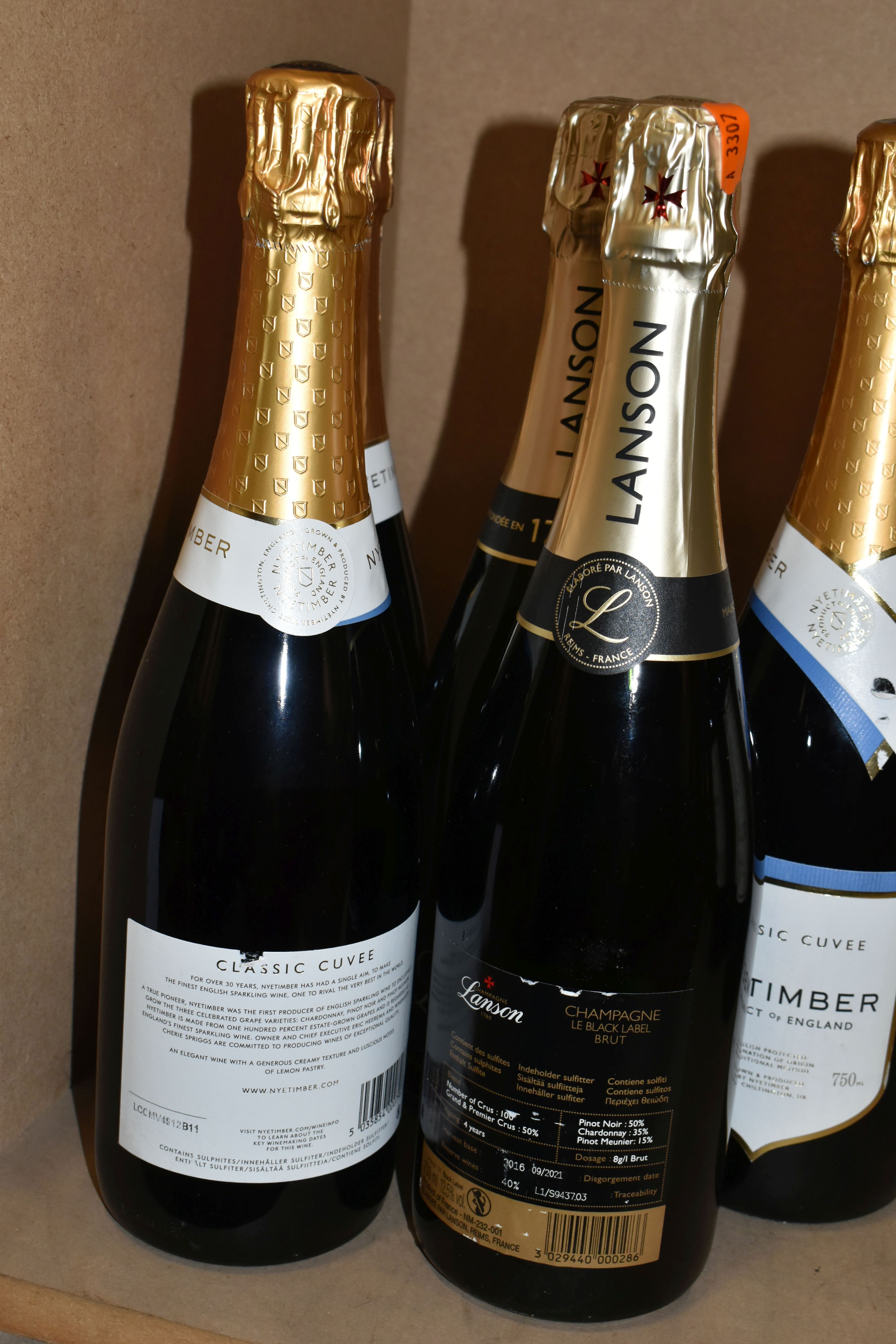 Five Bottles of Champagne/Sparkling Wine comprising two bottles of LANSON LE BLACK LABEL, 12.5% vol. - Image 2 of 3