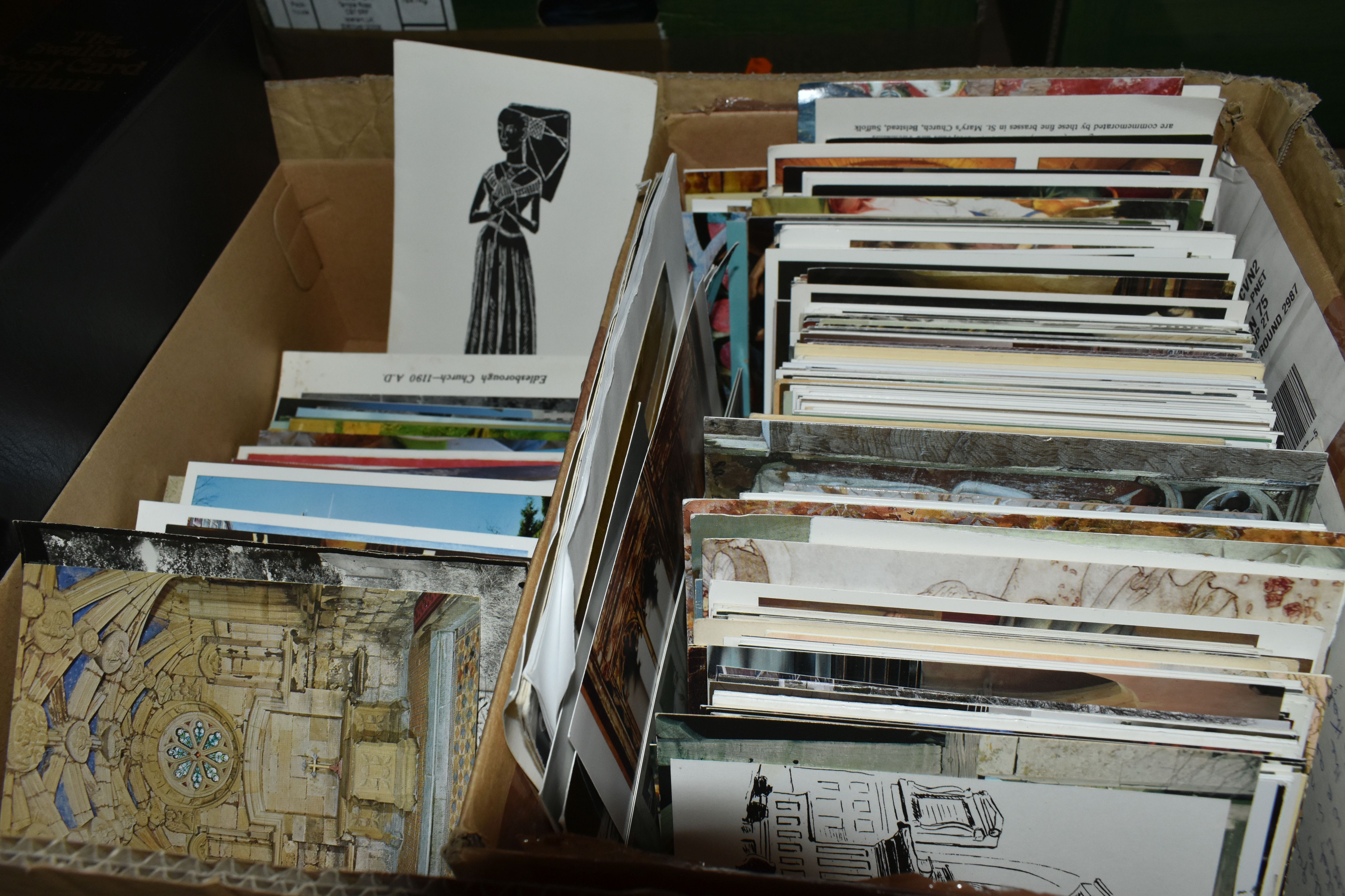 TWO BOXES OF POSTCARDS, hundreds of mainly late twentieth century/modern cards, with some early - Image 4 of 4