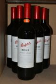 WINE, Six Bottles of PENFOLDS BIN 28 KALIMNA SHIRAZ 2010 (Aus) 14.5% vol. 750ml, all seals intact