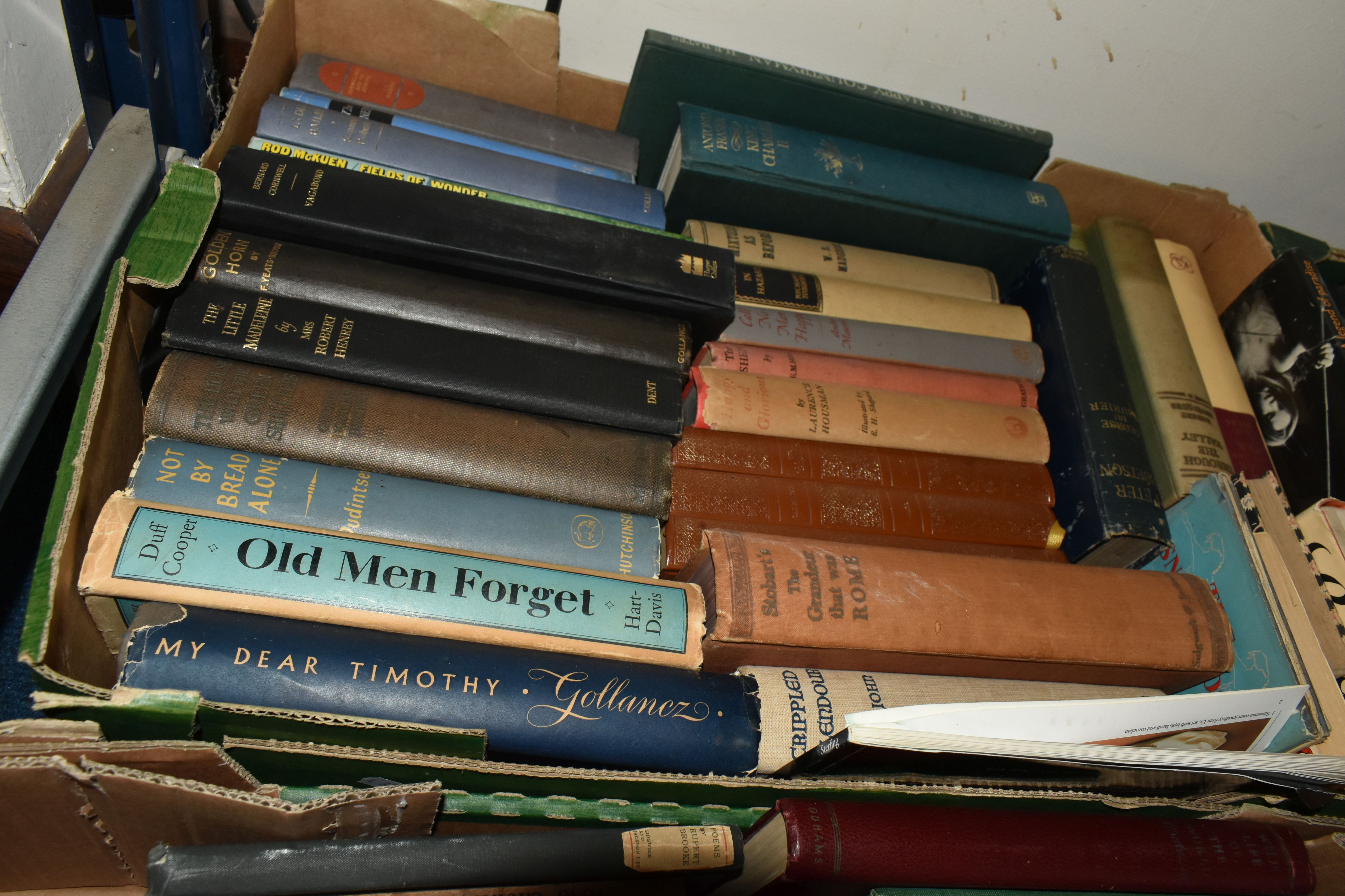 FOUR BOXES OF ANTIQUARIAN BOOKS, approximately eighty hardback books, titles include British Steam - Image 4 of 5