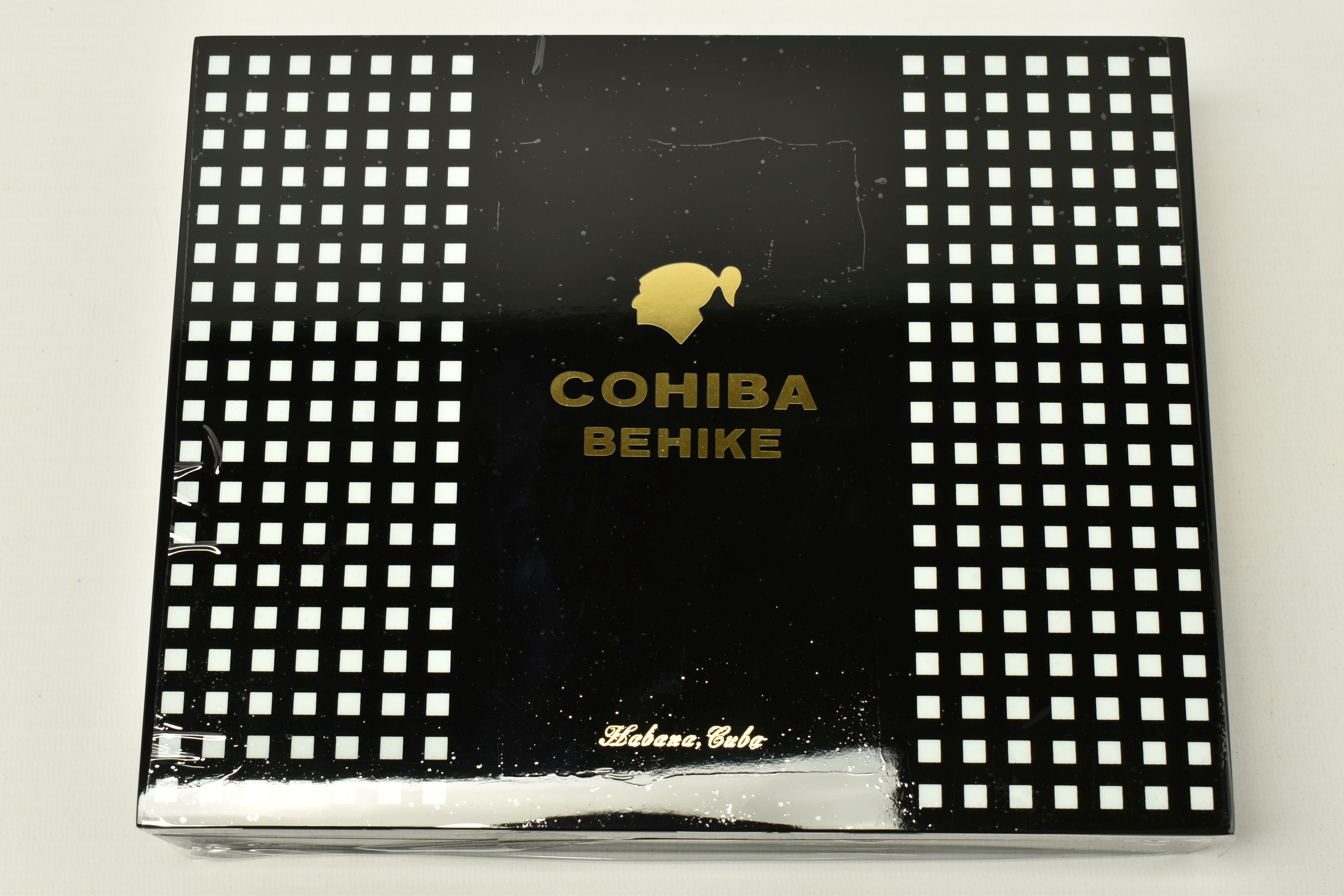 CIGARS, One Box of 10 COHIBA BEHIKE 56 Cigars, outer box seal (broken) and tear, has a barcode, - Image 4 of 8