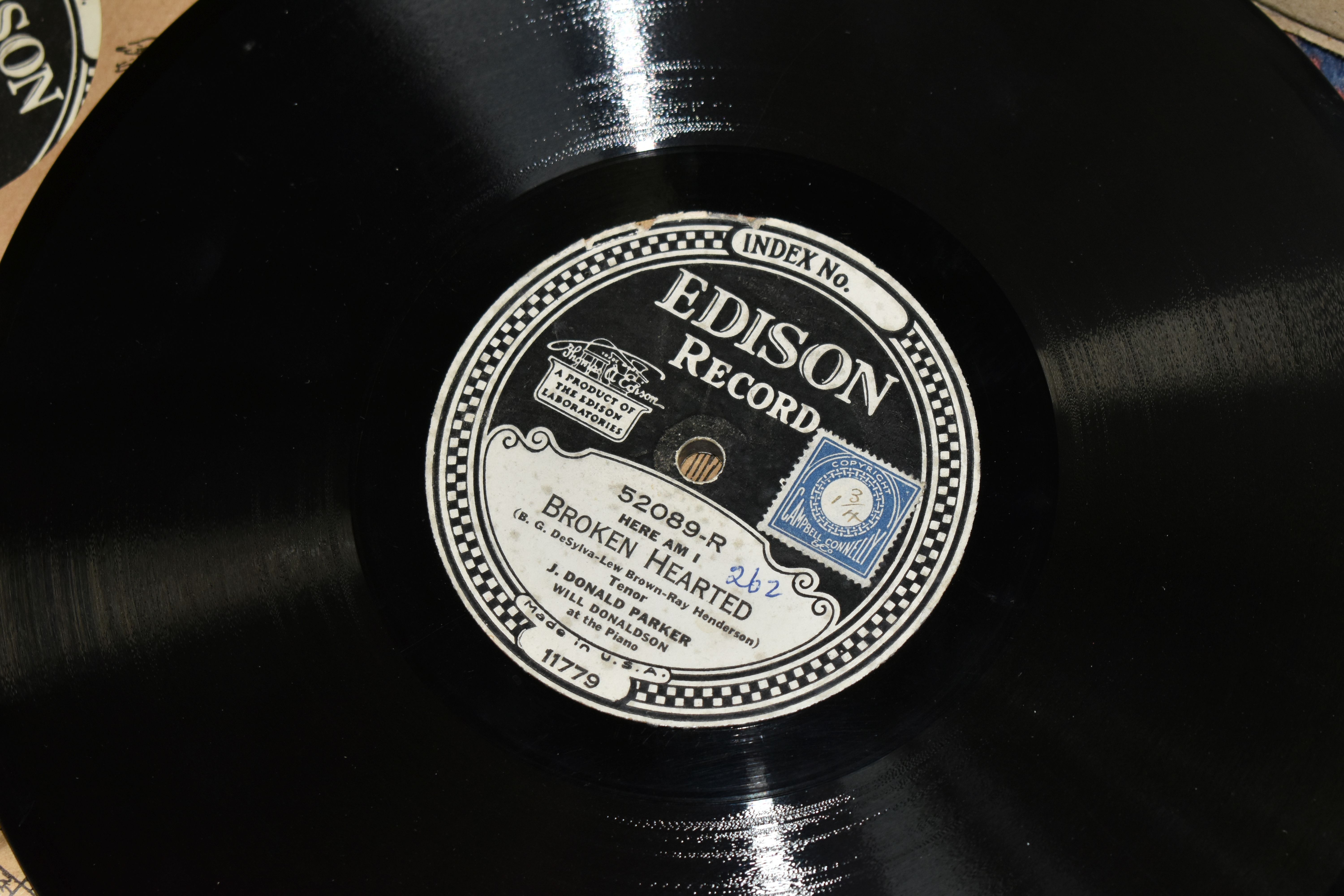 TWO BOXES OF EDISON DISC RECORDS, styles include orchestral, ragtime, music hall etc - Image 6 of 6