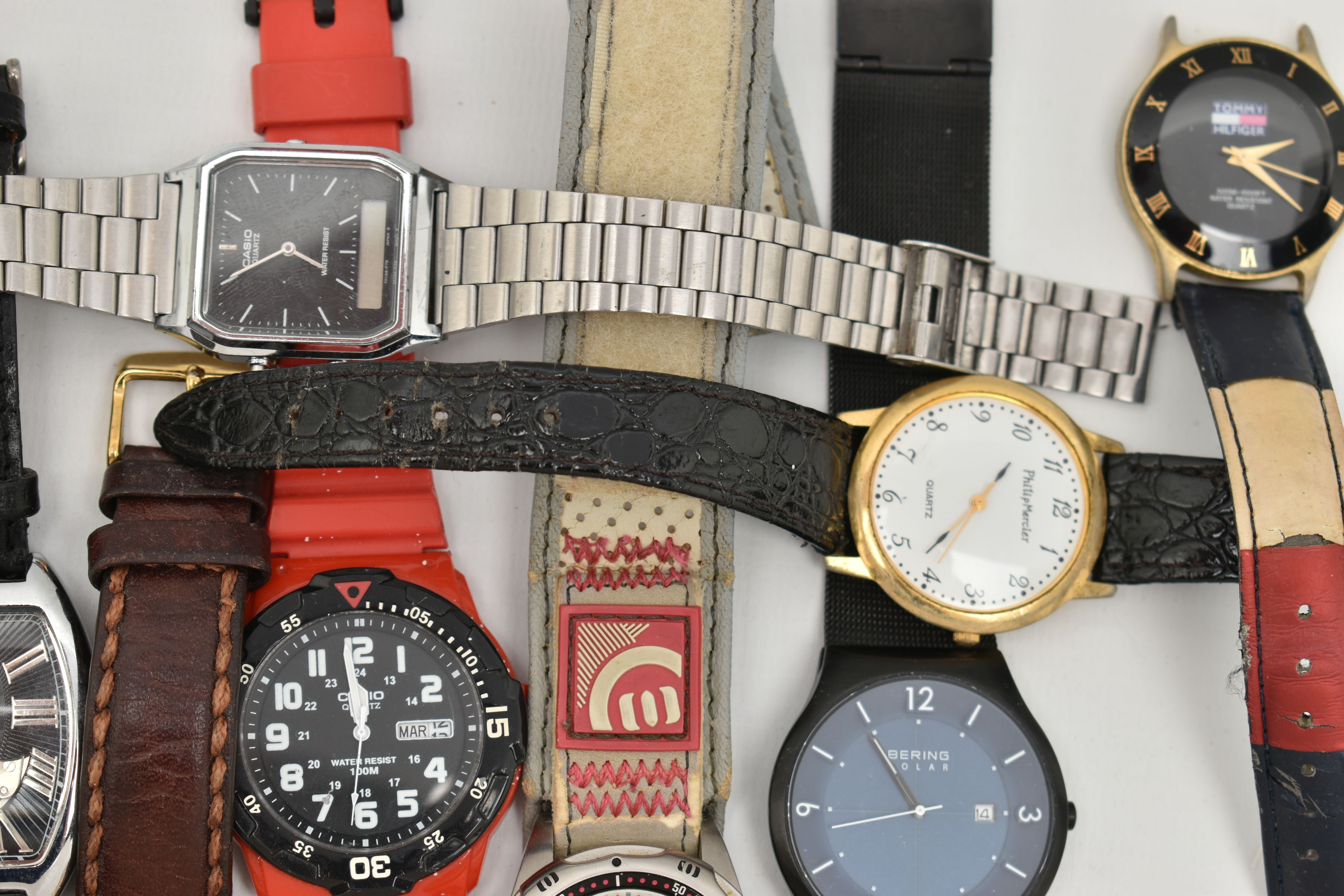 A BAG OF ASSORTED GENTS FASHION WRISTWATCHES, names to include 'Ben Sherman, Hugo Boss, Animal, - Image 6 of 7