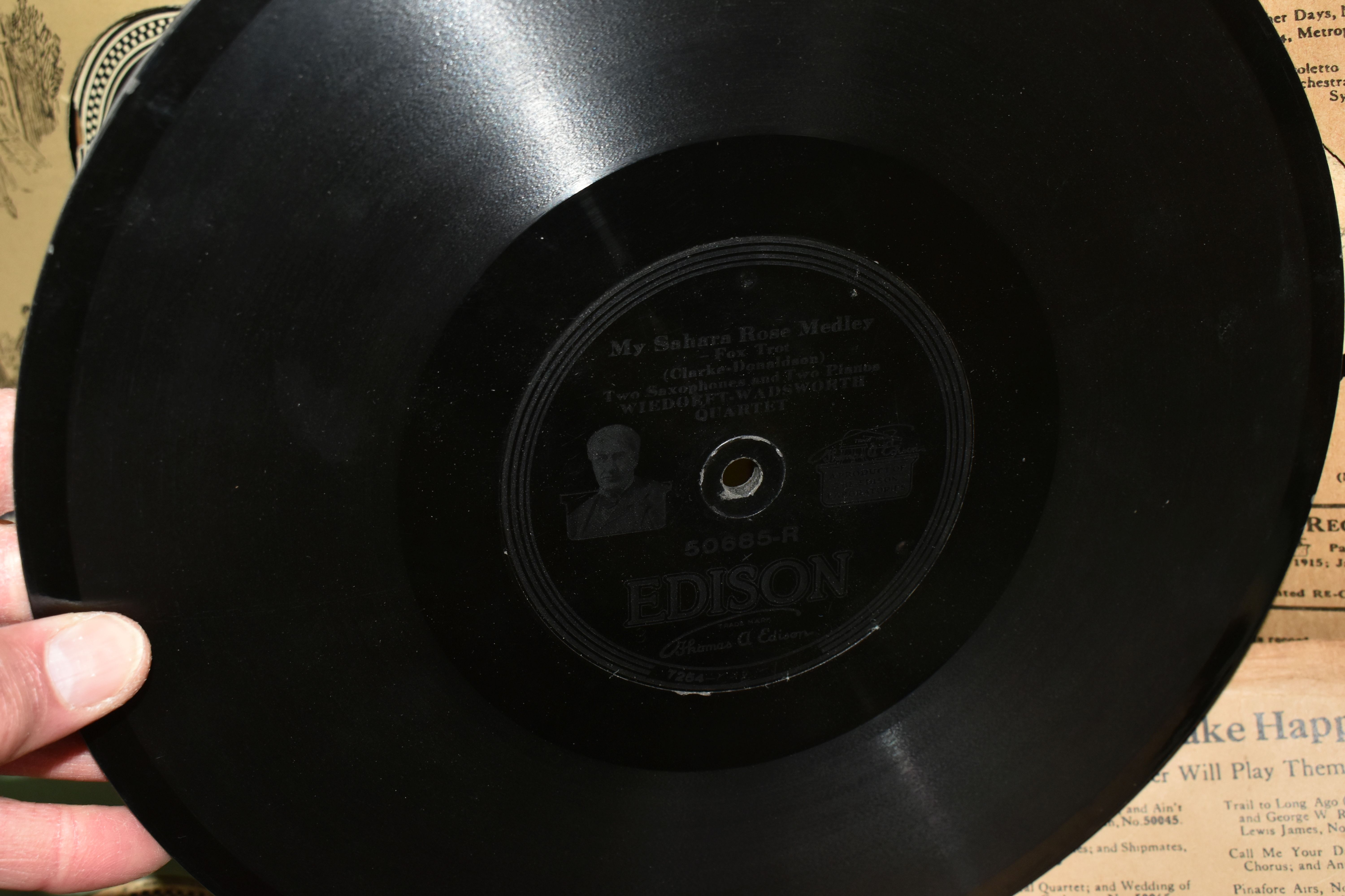 THREE BOXES OF EDISON DISC RECORDS, styles include jazz, ragtime, music hall etc - Image 6 of 6