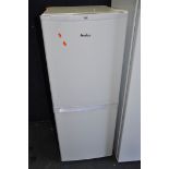 AN AMICA FK196.4 FRIDGE FREEZER width 50cm depth 60cm height 128cm (PAT pass and working at 5 and -