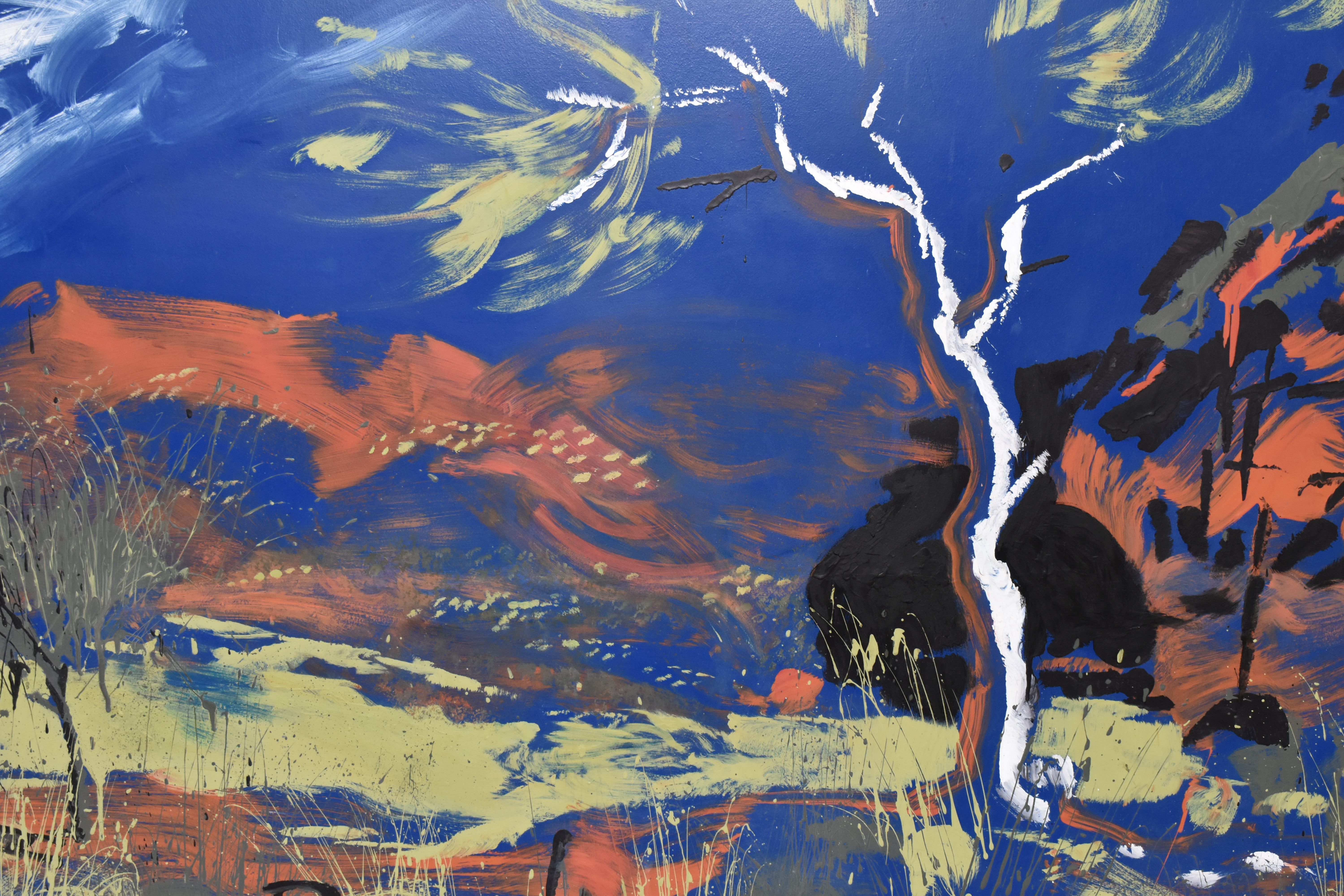 ROLF HARRIS (AUSTRALIAN 1930-2023) 'BLUE MOUNTAINS', an Australian World Heritage Site landscape, - Image 2 of 13