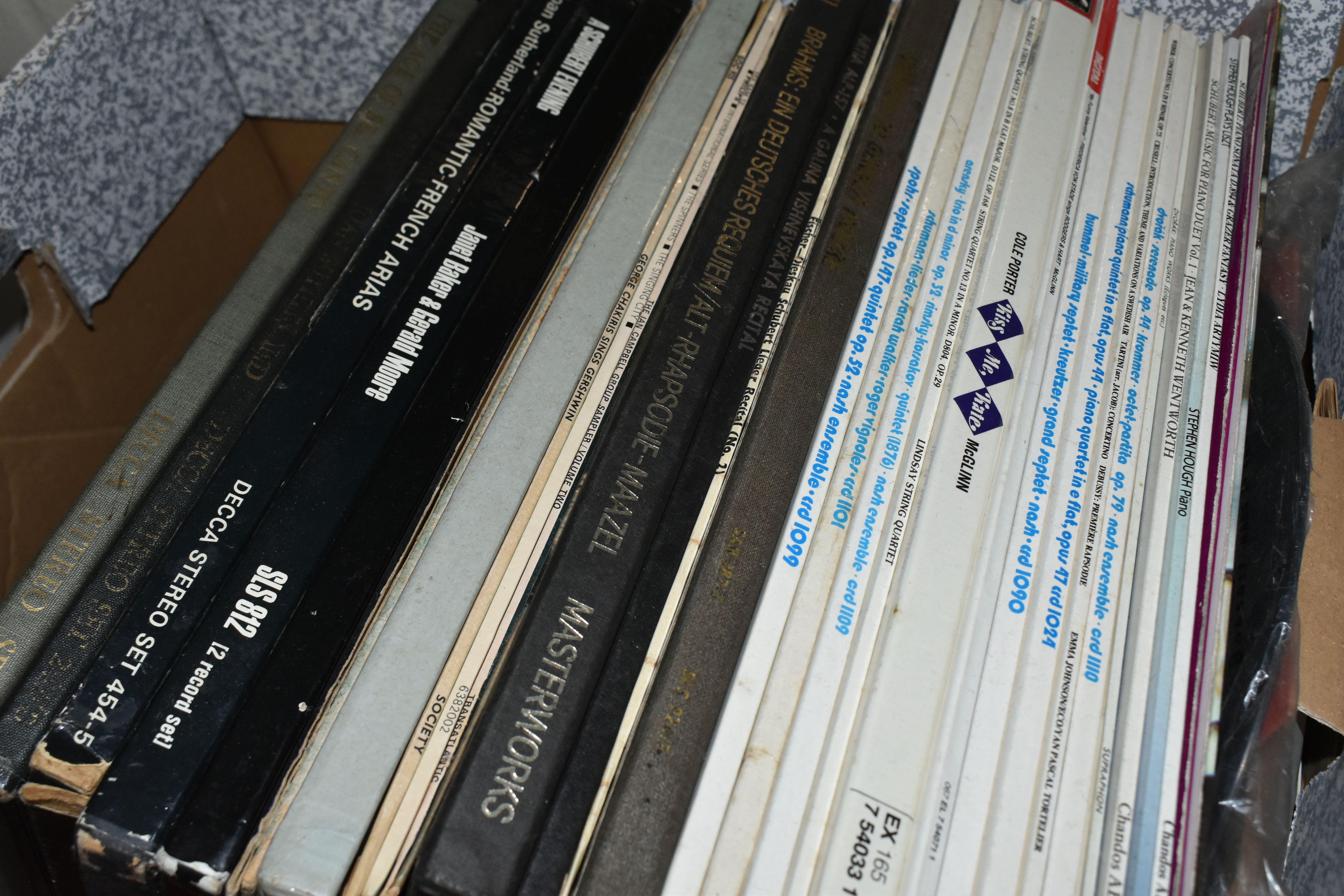 FOUR BOXES OF RECORDS, over two hundred LPs, mainly classical with some easy listening, composers to - Image 5 of 5