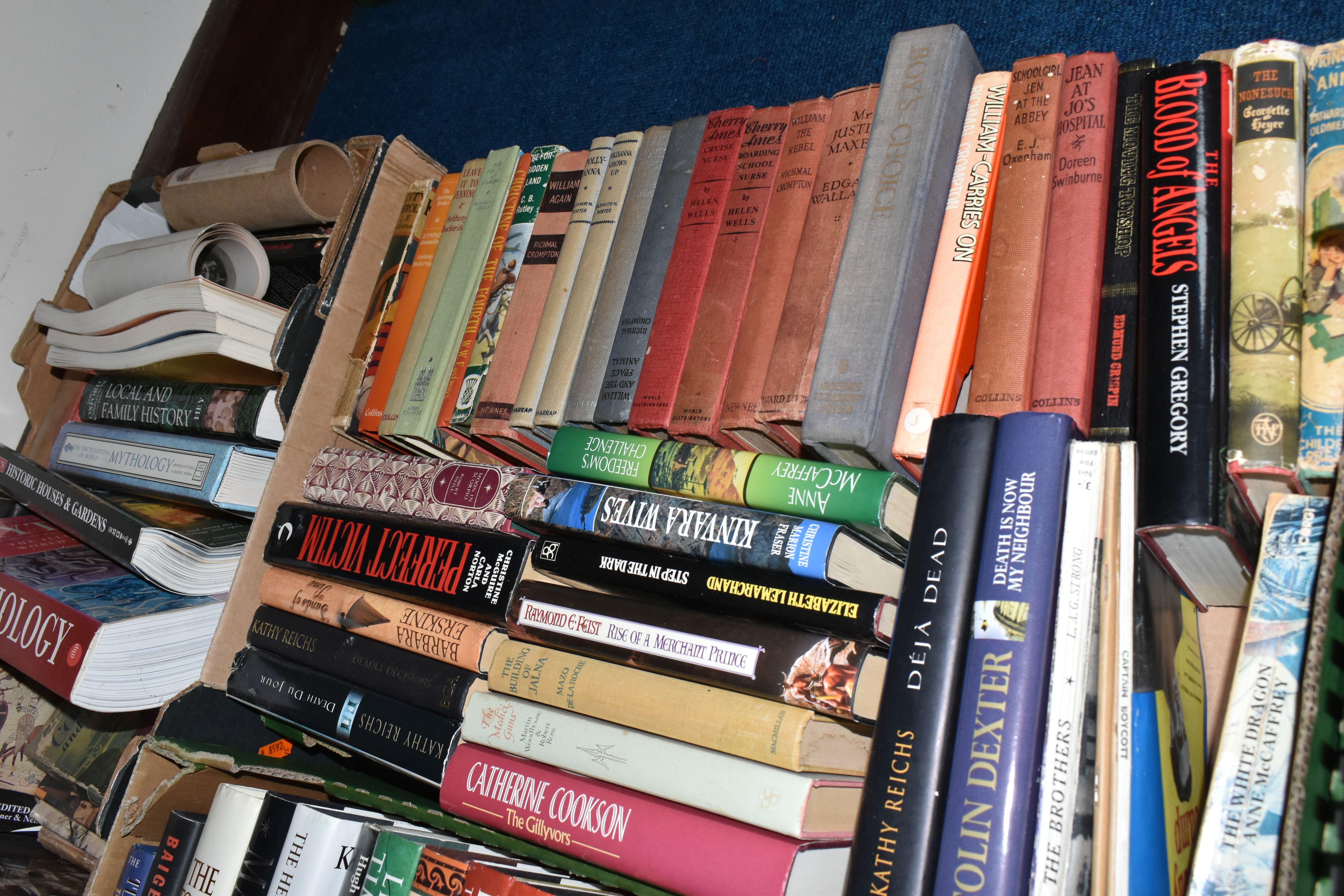 SIX BOXES OF BOOKS, over one hundred assorted mid twentieth century books to include recipe books, - Image 5 of 8