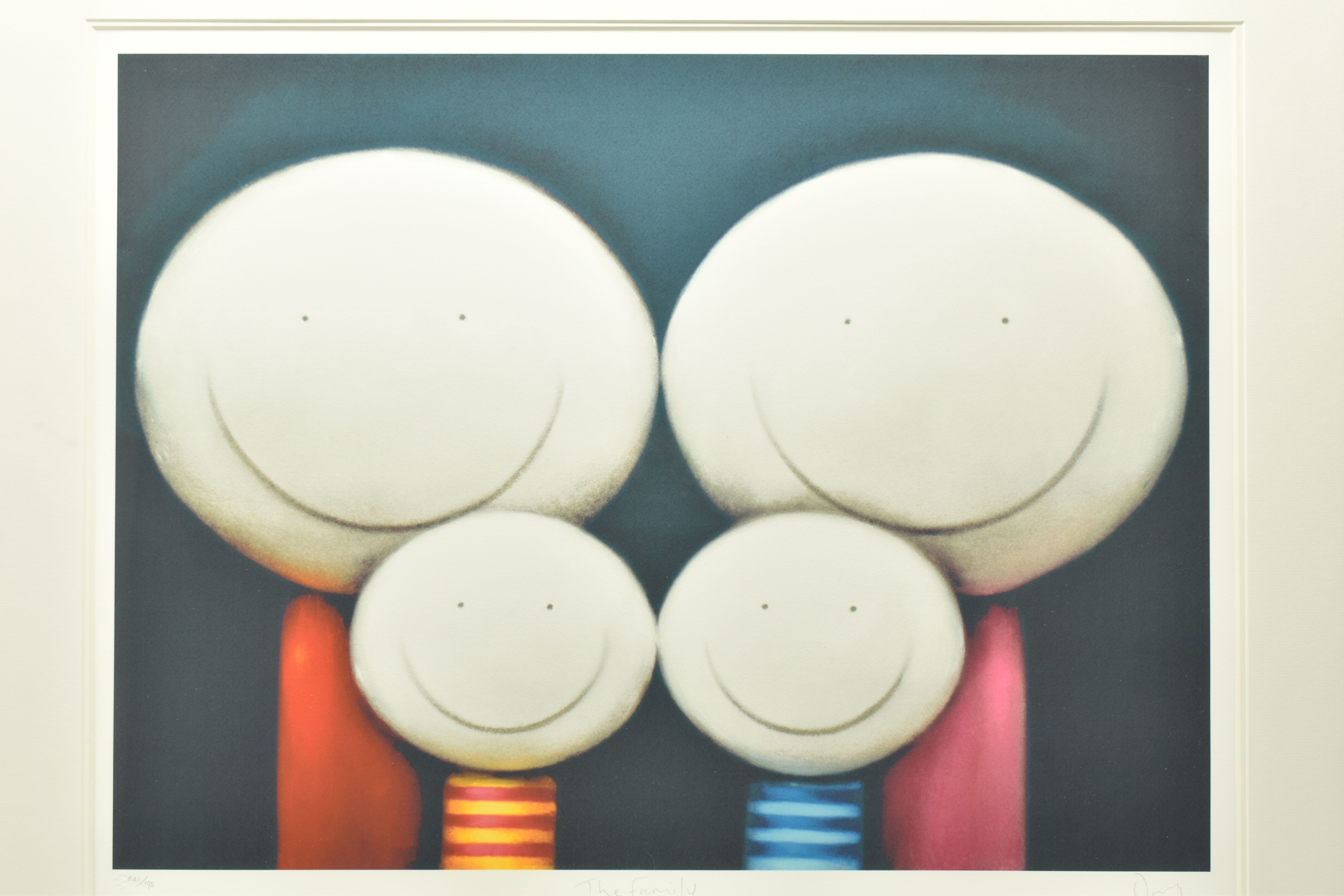DOUG HYDE (BRITISH 1972) 'THE FAMILY', a signed export edition print on paper depicting four smiling - Image 2 of 30