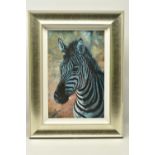 ROLF HARRIS (AUSTRALIA 1930-2023) 'YOUNG ZEBRA' a signed limited edition print on board, 40/195 with