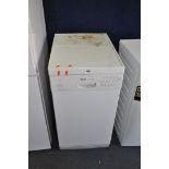 A BOSCH SRS53CO2GB NARROW DISH WASHER width 45cm depth 60cm height 85cm (PAT pass and powers up