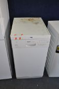 A BOSCH SRS53CO2GB NARROW DISH WASHER width 45cm depth 60cm height 85cm (PAT pass and powers up