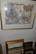 A SMALL QUANTITY OF PICTURES AND PRINTS ETC, to include a William Russell Flint limited edition