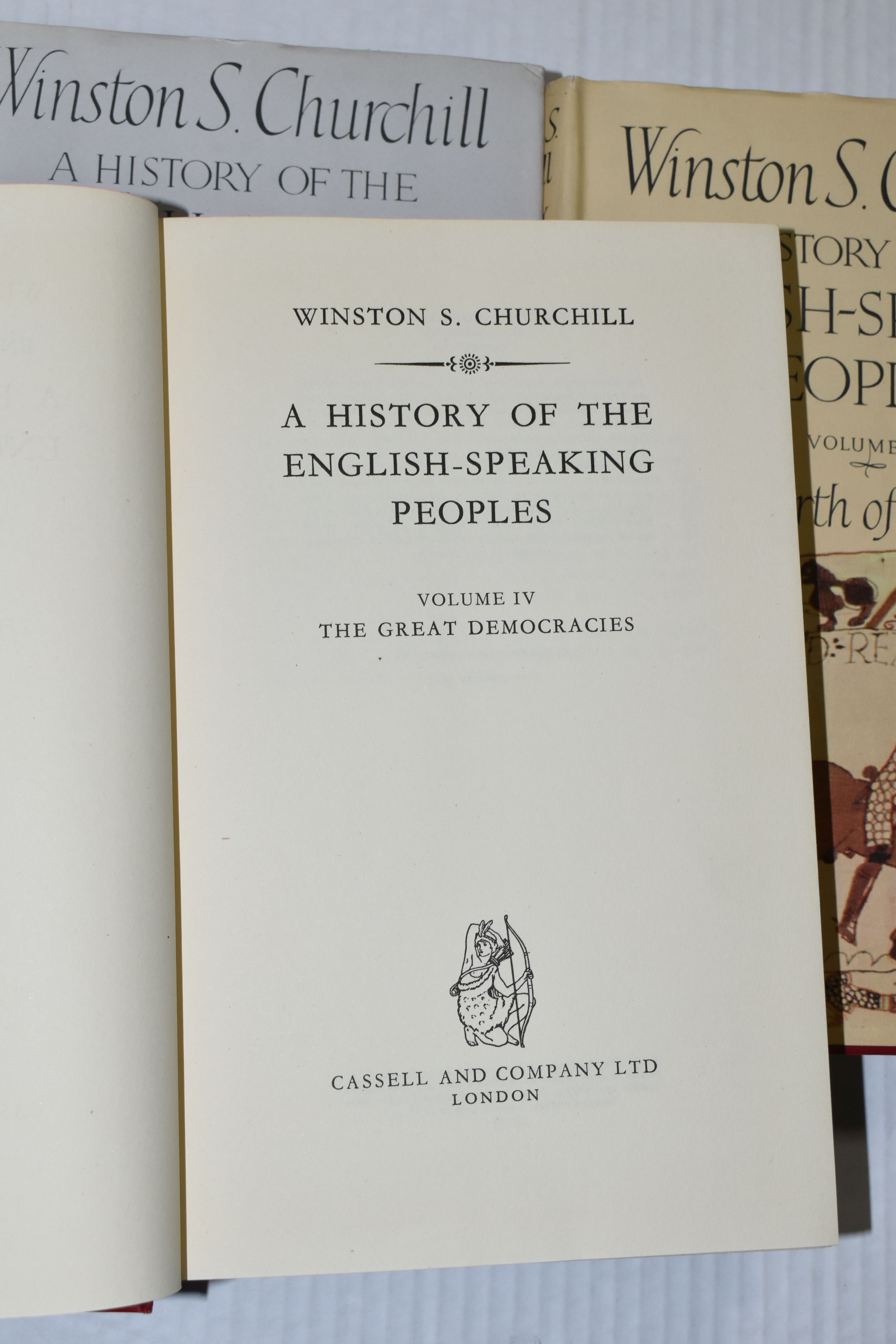 CHURCHILL; Winston S, A History Of The English-Speaking Peoples 1st Editions, in four volumes, 1) - Image 13 of 14