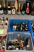 ALCOHOL, Five Boxes of Assorted Alcohol to include six bottles of White Wine, three bottles of non-