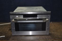 AN AEG KB9810E ELECTRIC BUILT IN OVEN with stainless steel front (UNTESTED) width 59cm depth 57cm