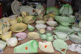 A COLLECTION OF CARLTON WARE 'SALAD WARE', patterns to include Foxglove, Buttercup, Apple Blossom,