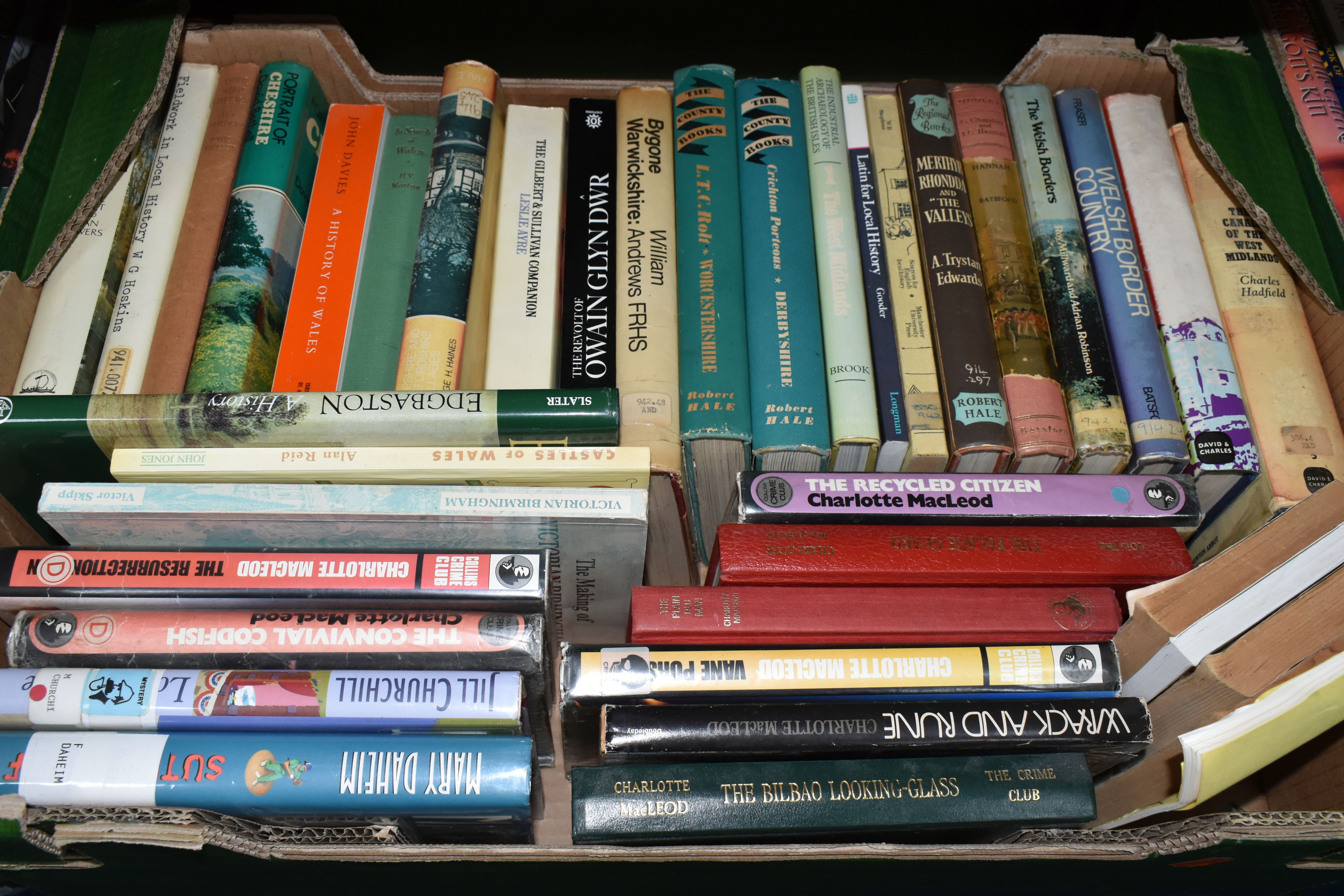 SIX BOXES OF BOOKS, approximately one hundred and twenty books, topics include local history, recipe - Image 3 of 7