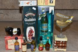 ALCOHOL, One Box of Assorted Alcohol comprising one bottle of GLENFIDDICH Single Malt Scotch Whisky,