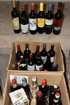 ALCOHOL, Two Boxes containing eighteen bottles of European and New World Red Wine including Rioja's,