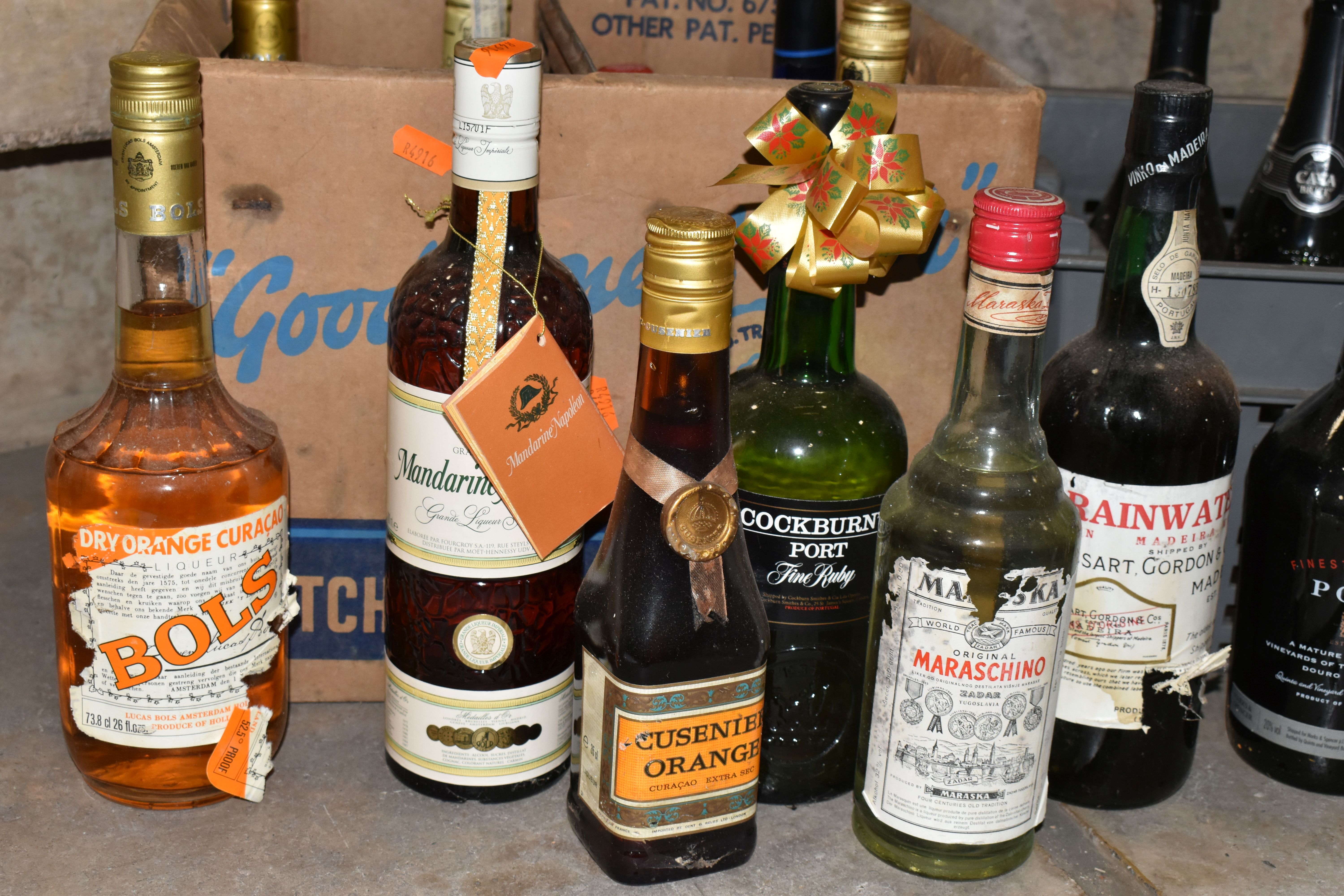 TWO BOTTLES OF ALCOHOL containing twenty-four bottles of miscellaneous Wine, Spirit, and Liqueurs to - Image 2 of 5