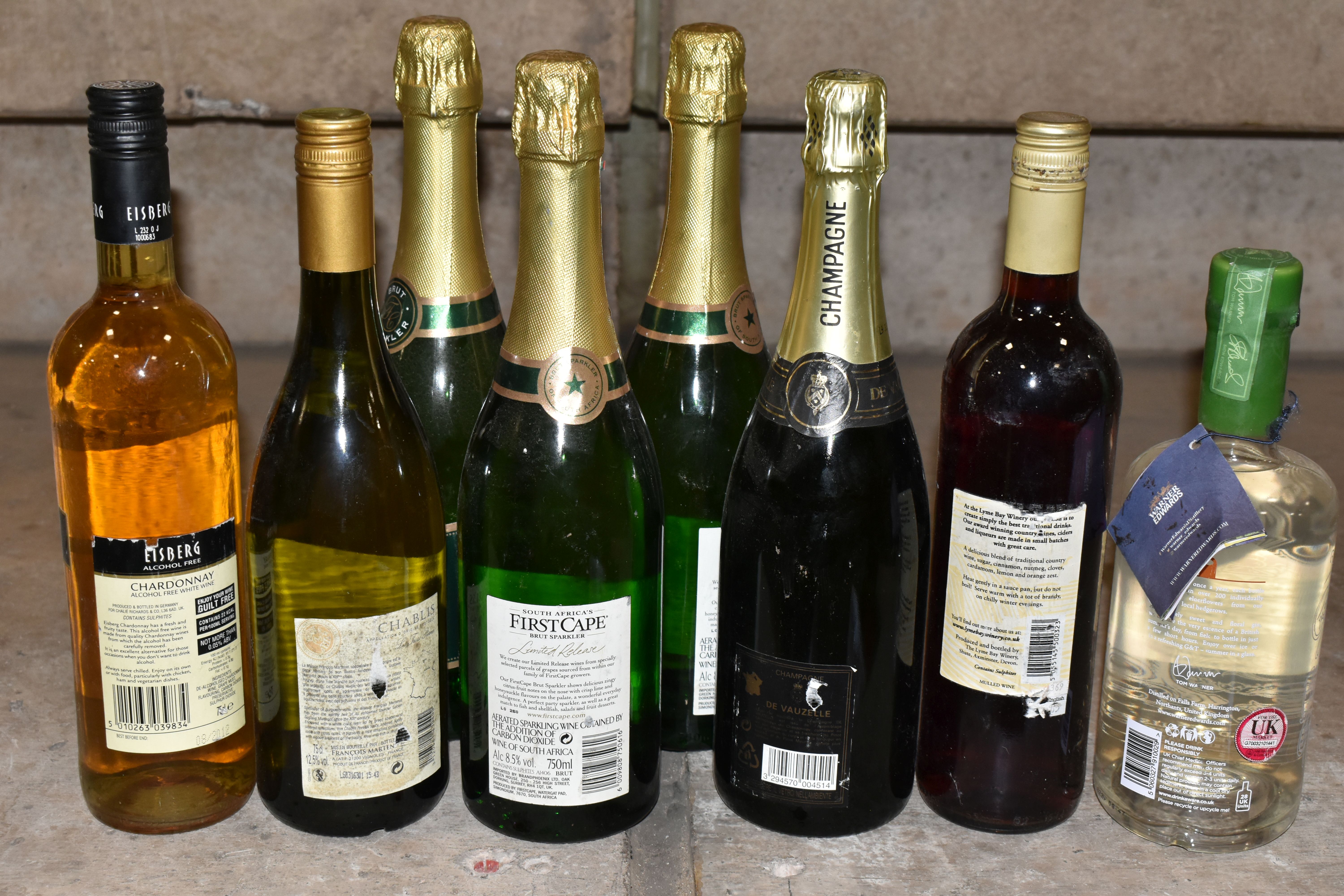 ALCOHOL, One Box of Assorted Alcohol comprising one bottle of DE VAUZELLE CHAMPAGNE, 12% vol. - Image 2 of 2