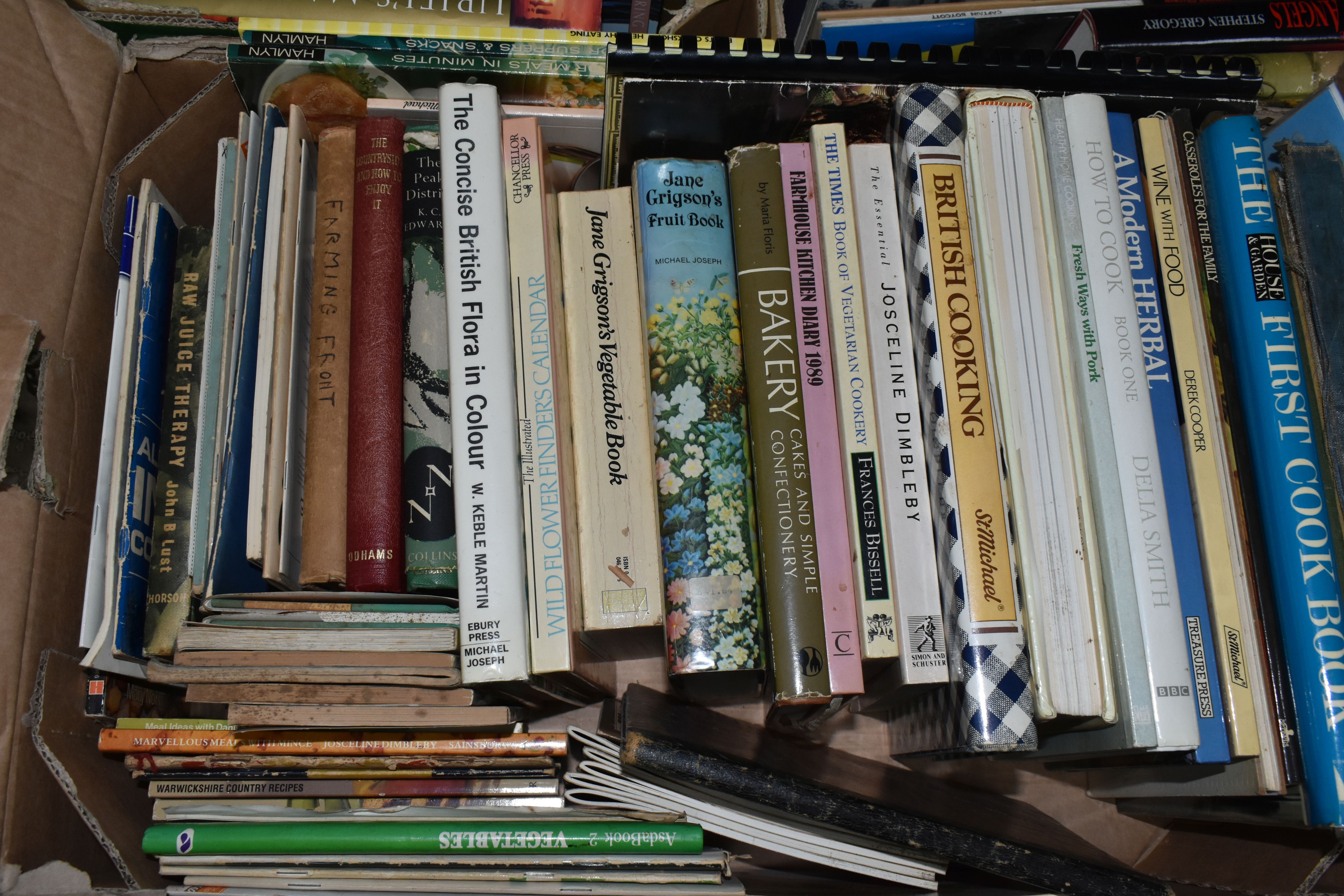 SIX BOXES OF BOOKS, over one hundred assorted mid twentieth century books to include recipe books, - Image 2 of 8