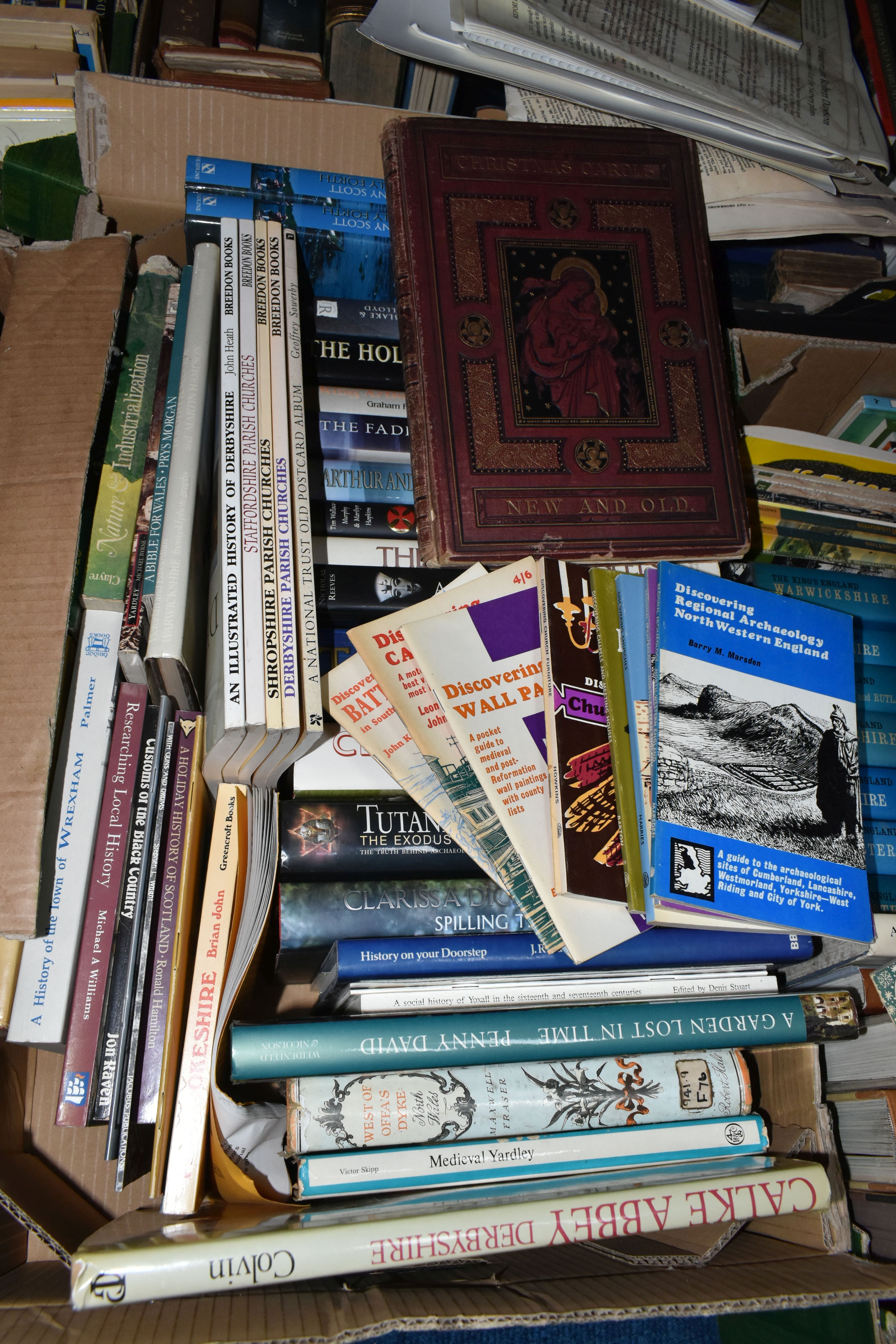 SIX BOXES OF BOOKS, over one hundred books, to include mostly British history, architectural - Image 4 of 7