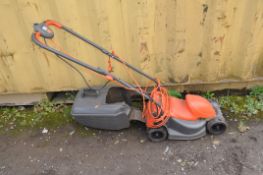 A FLYMO EASIMO ELECTRIC LAWN MOWER with grass box (PAT pass and working)