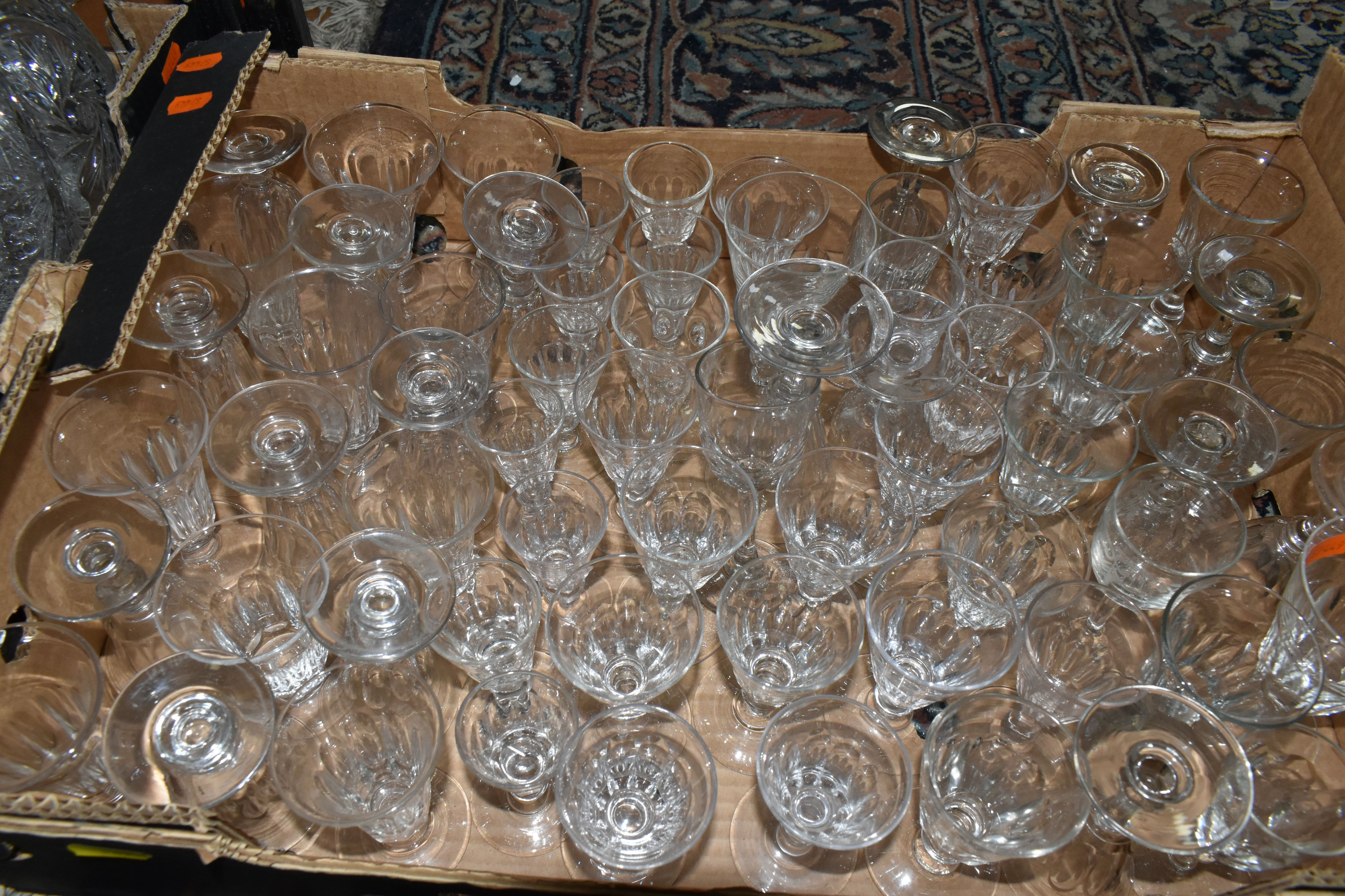 FIVE BOXES OF CUT GLASS AND GLASSWARE, to include Webb Corbett fruit bowls, dessert dishes, two - Image 4 of 6