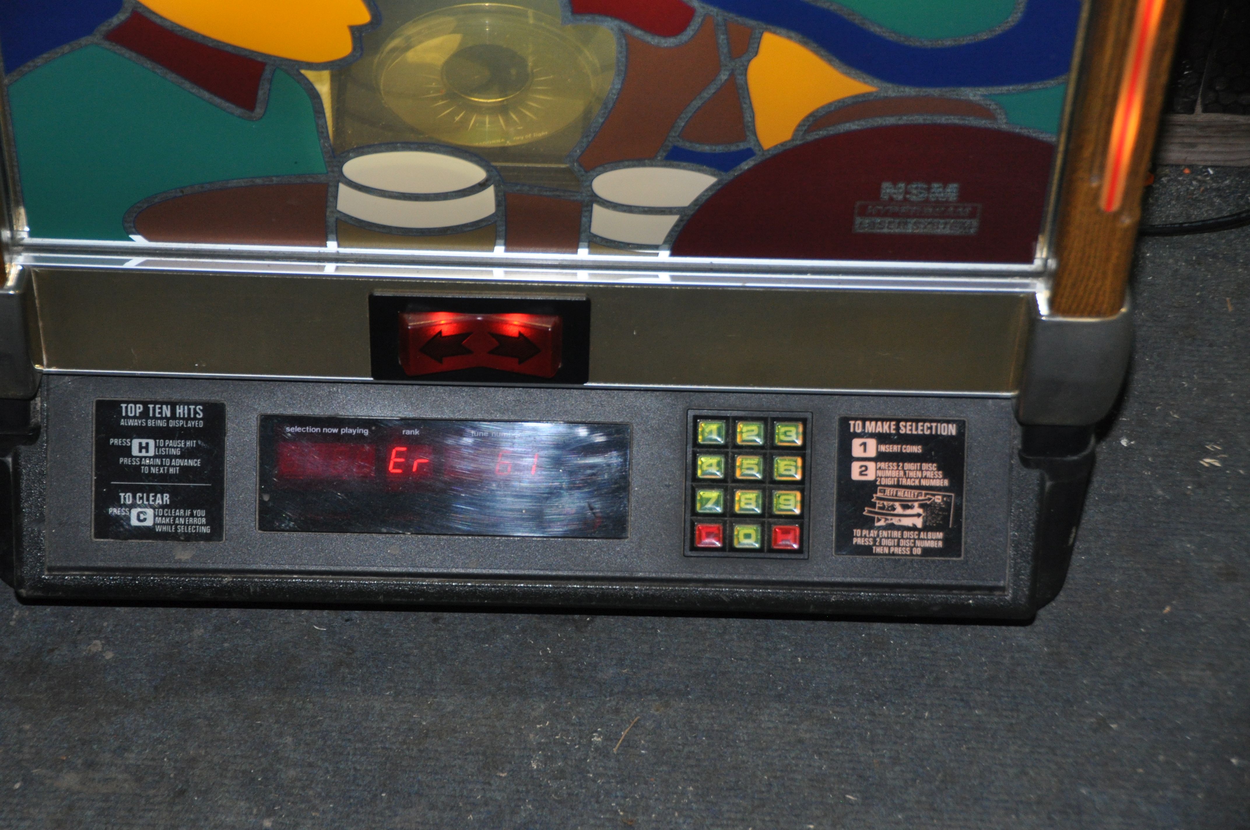 A N.S.M. HERITAGE CD JUKEBOX with an Acoustic Solutions speaker and cabled remote (PAT pass, - Image 2 of 6