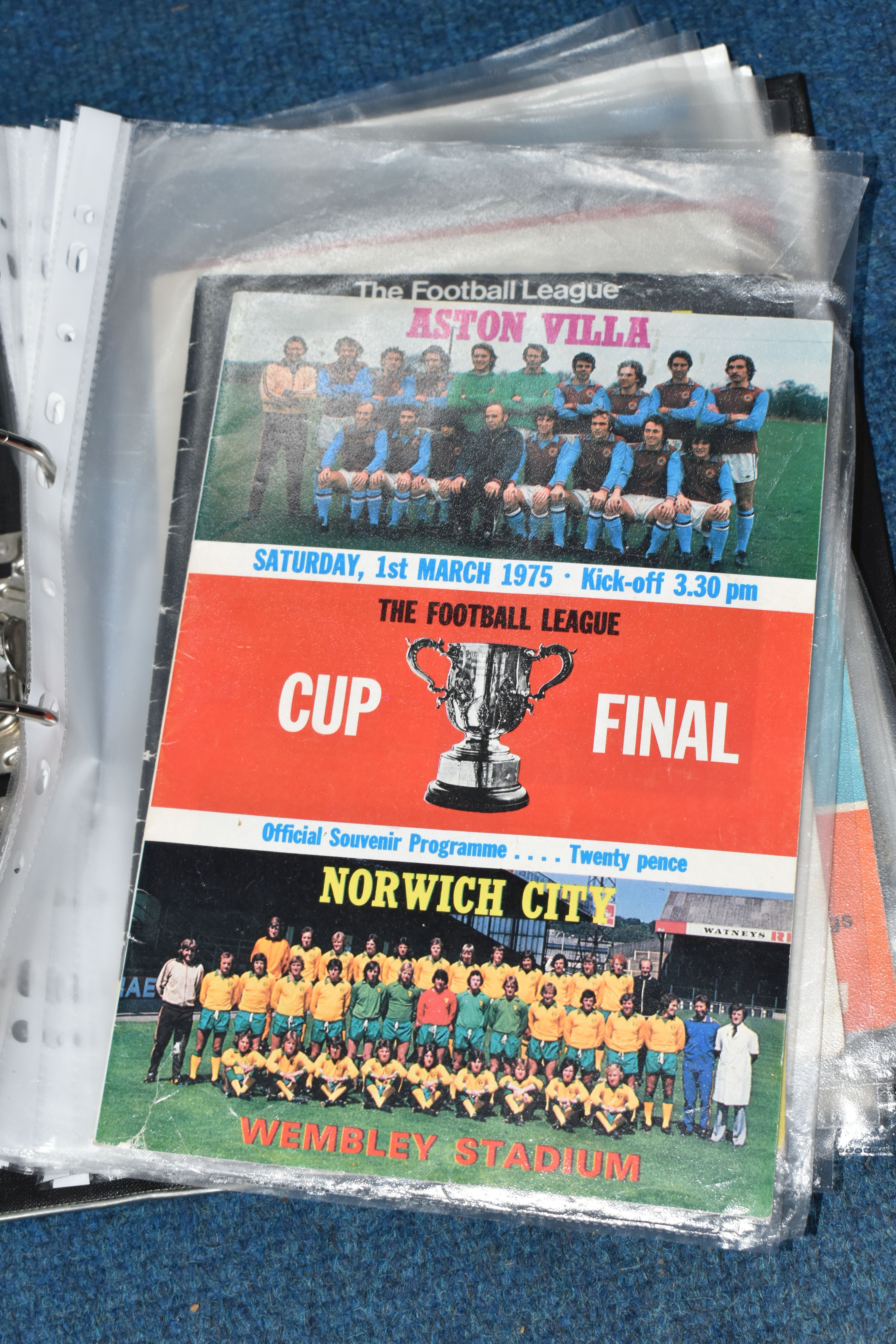 A COLLECTION OF MISCELLANEOUS FOOTBALL PROGRAMES to include a 1950 FA Cup Final Souvenir Programme - Image 3 of 12
