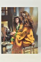 ROBERT LENKIEWICZ (BRITISH 1941-2002) 'ANNA IN YELLOW KIMONO AT LOWER COMPTON', a limited edition