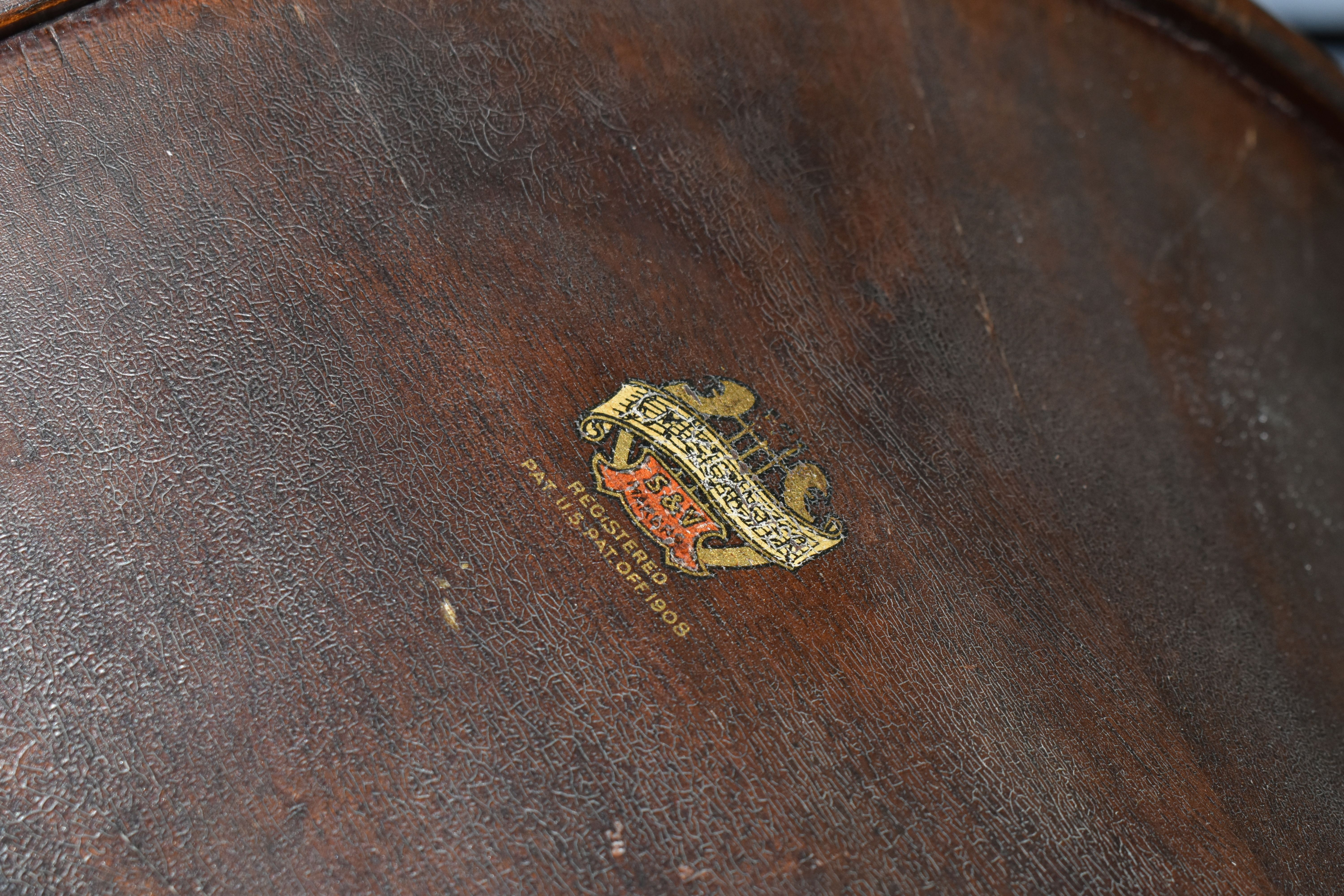 AN EDISON OPERA PHONOGRAPH, type SM, model A, the mahogany case has two swing handles either side - Image 12 of 18