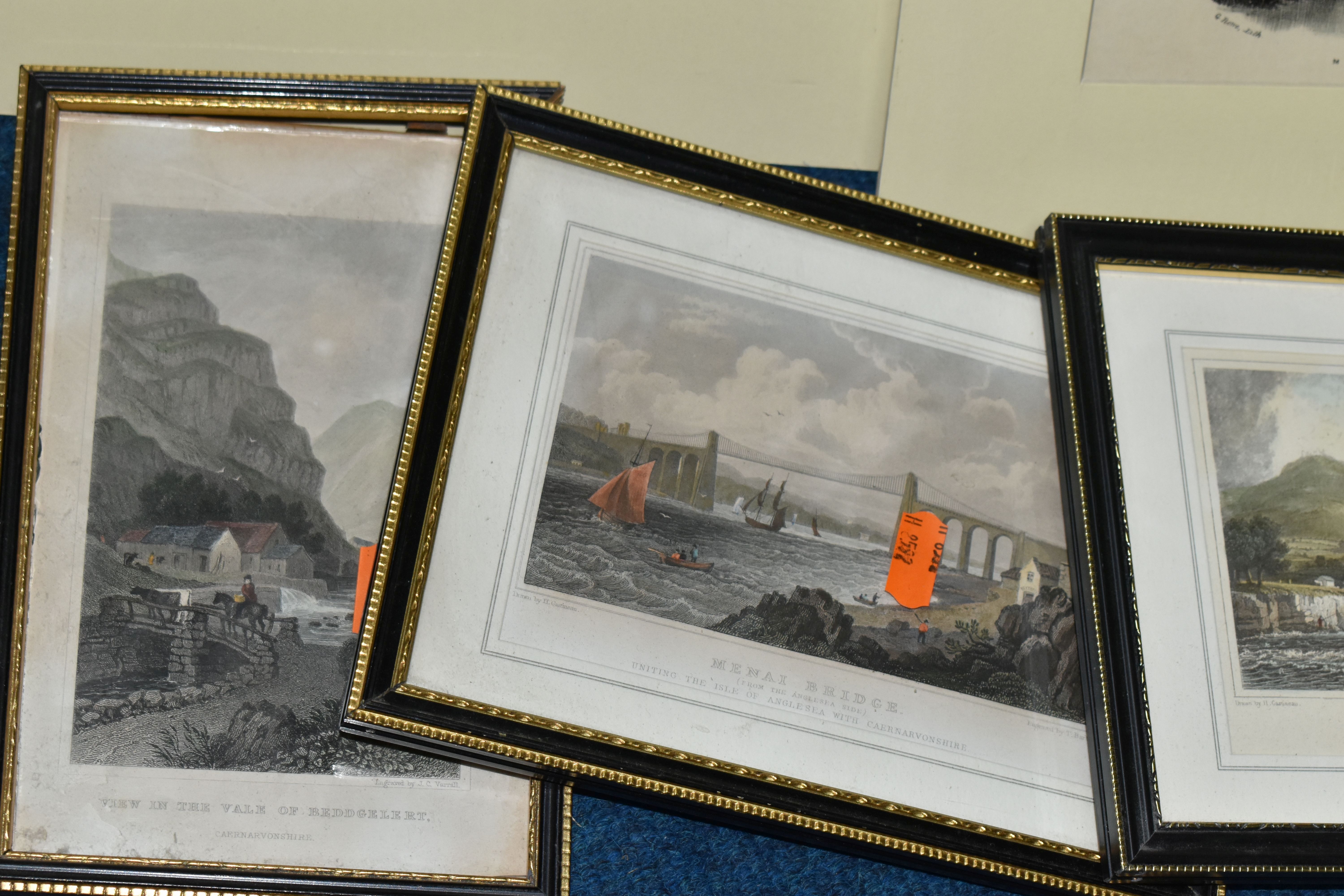 A BOX OF MOSTLY 19TH CENTURY TOPOGRAPHICAL PRINTS, to include framed examples, mounted examples - Image 2 of 5