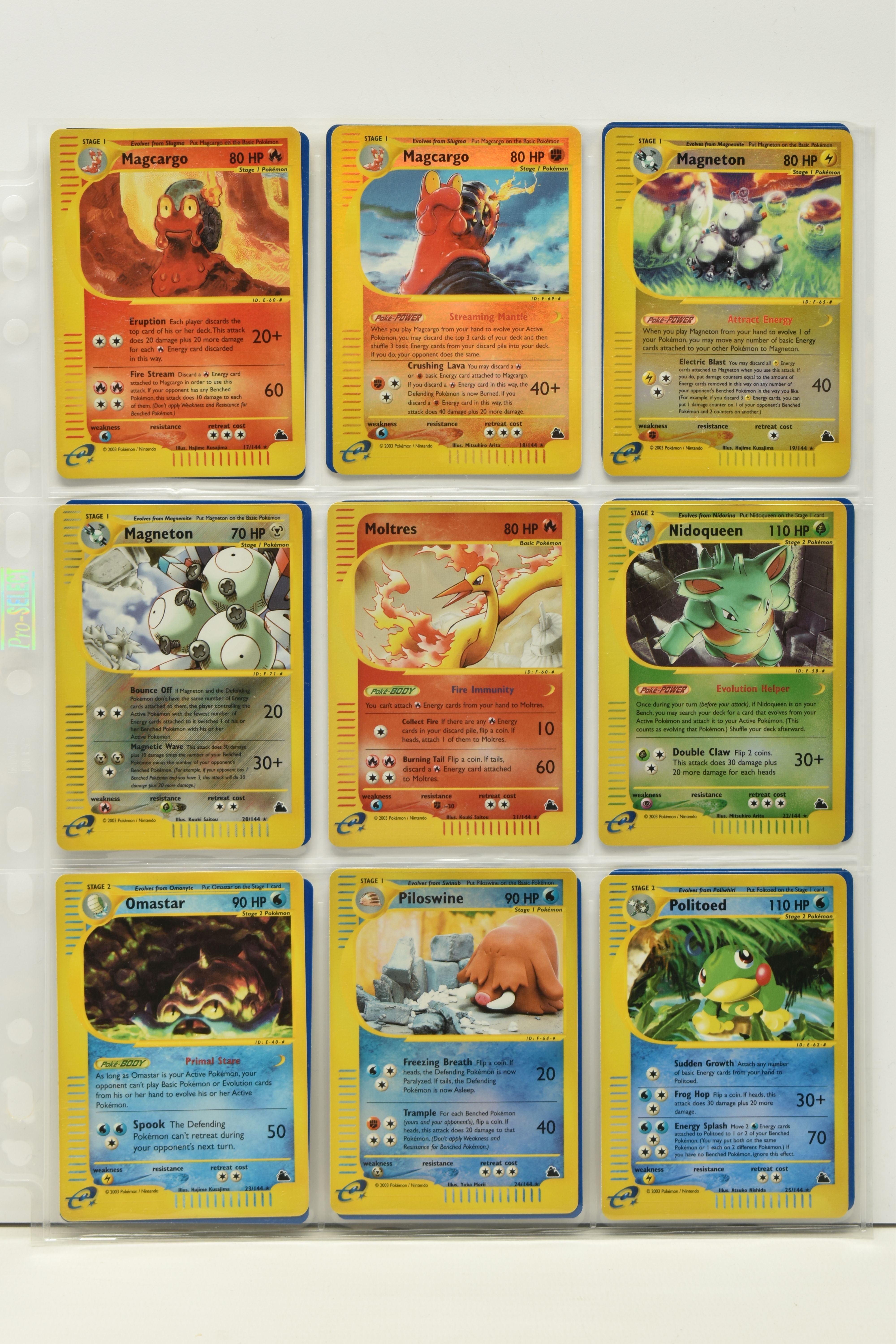 POKEMON COMPLETE SKYRIDGE MASTER SET, all cards are present, including all the secret rare cards and - Image 23 of 37