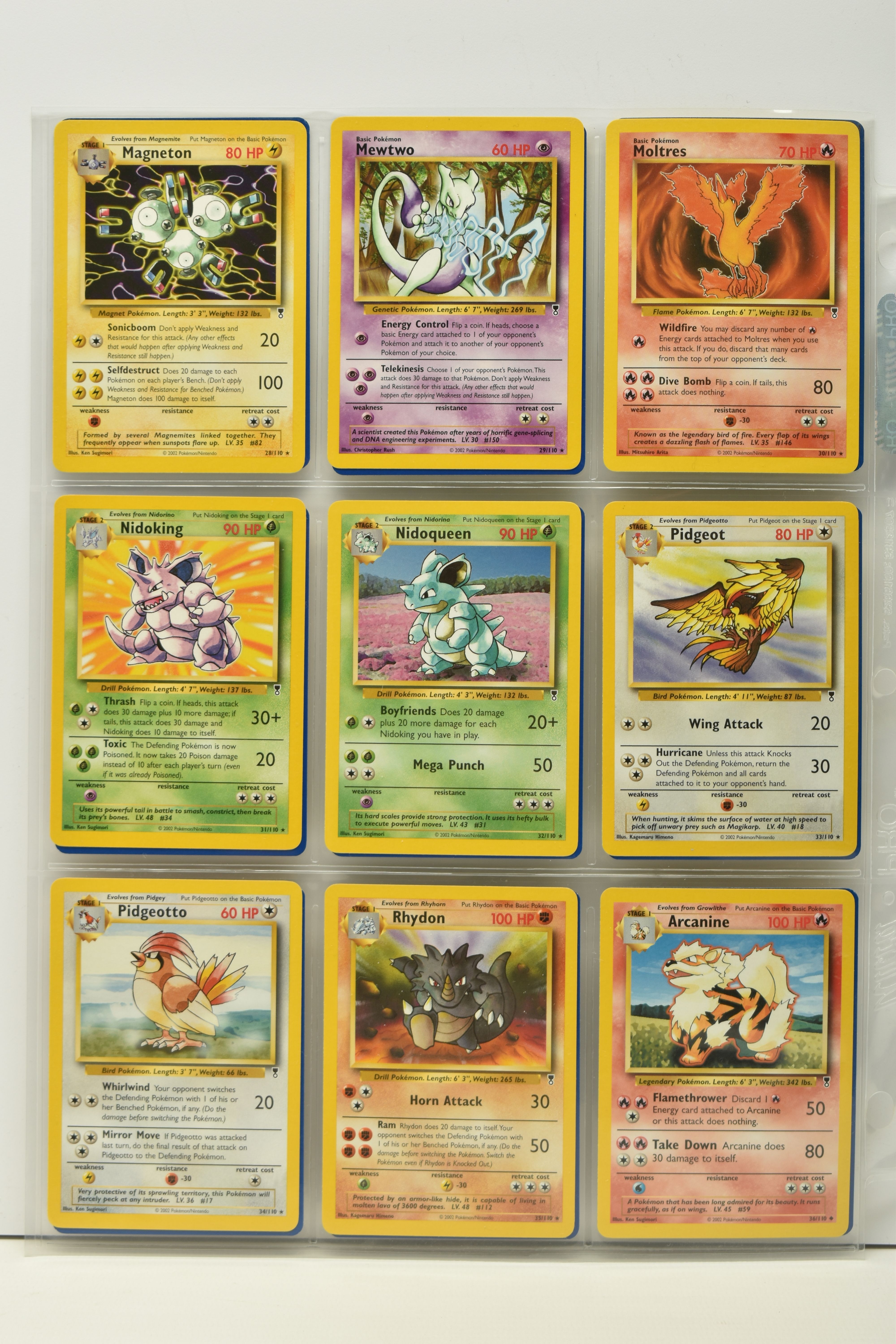 POKEMON COMPLETE LEGENDARY COLLECTION MASTER SET, all cards are present, including their reverse - Image 4 of 25