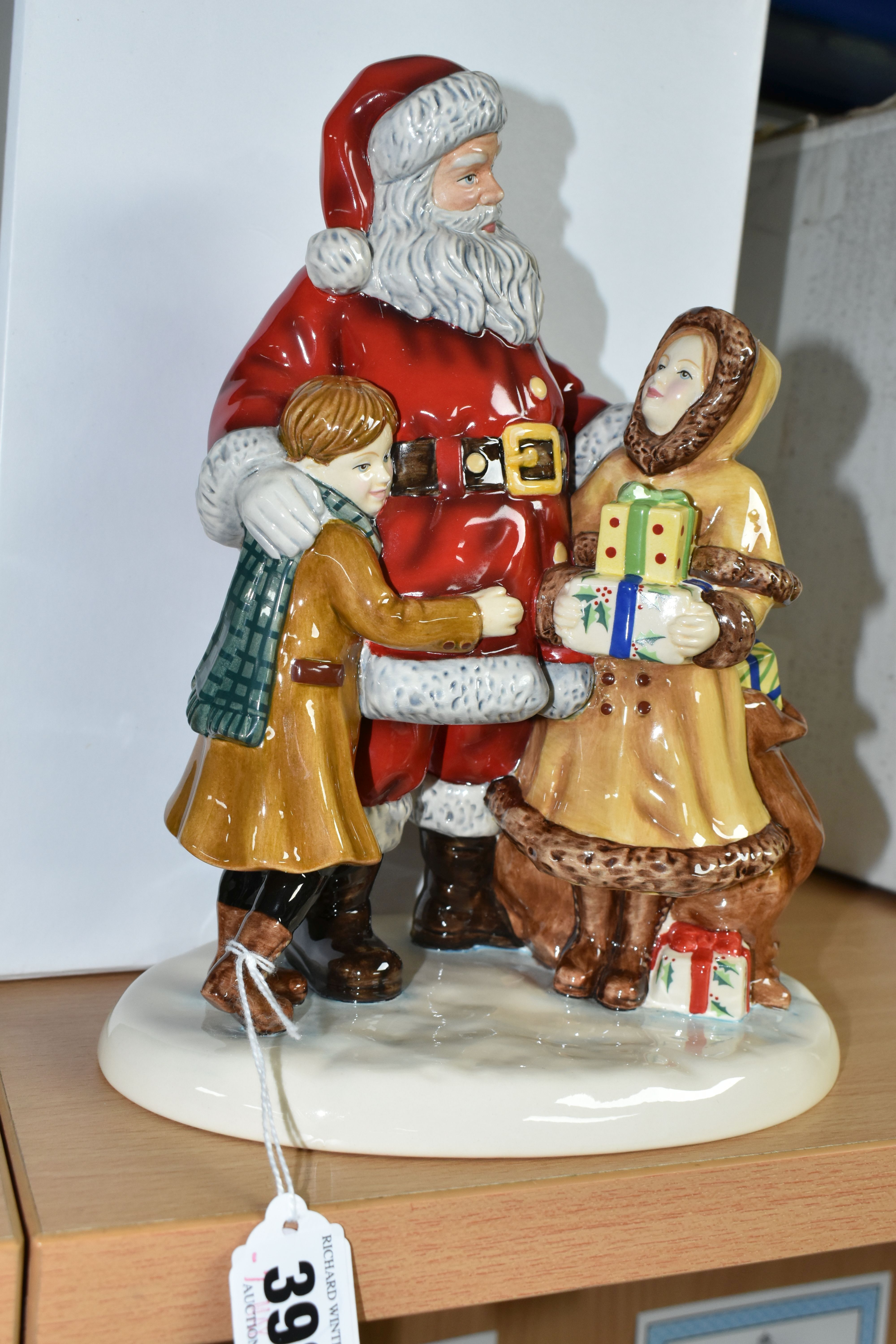 A BOXED ROYAL DOULTON 'FATHER CHRISTMAS 2012: CHRISTMAS JOY' FIGURE GROUP, HN5548, depicting - Image 2 of 3