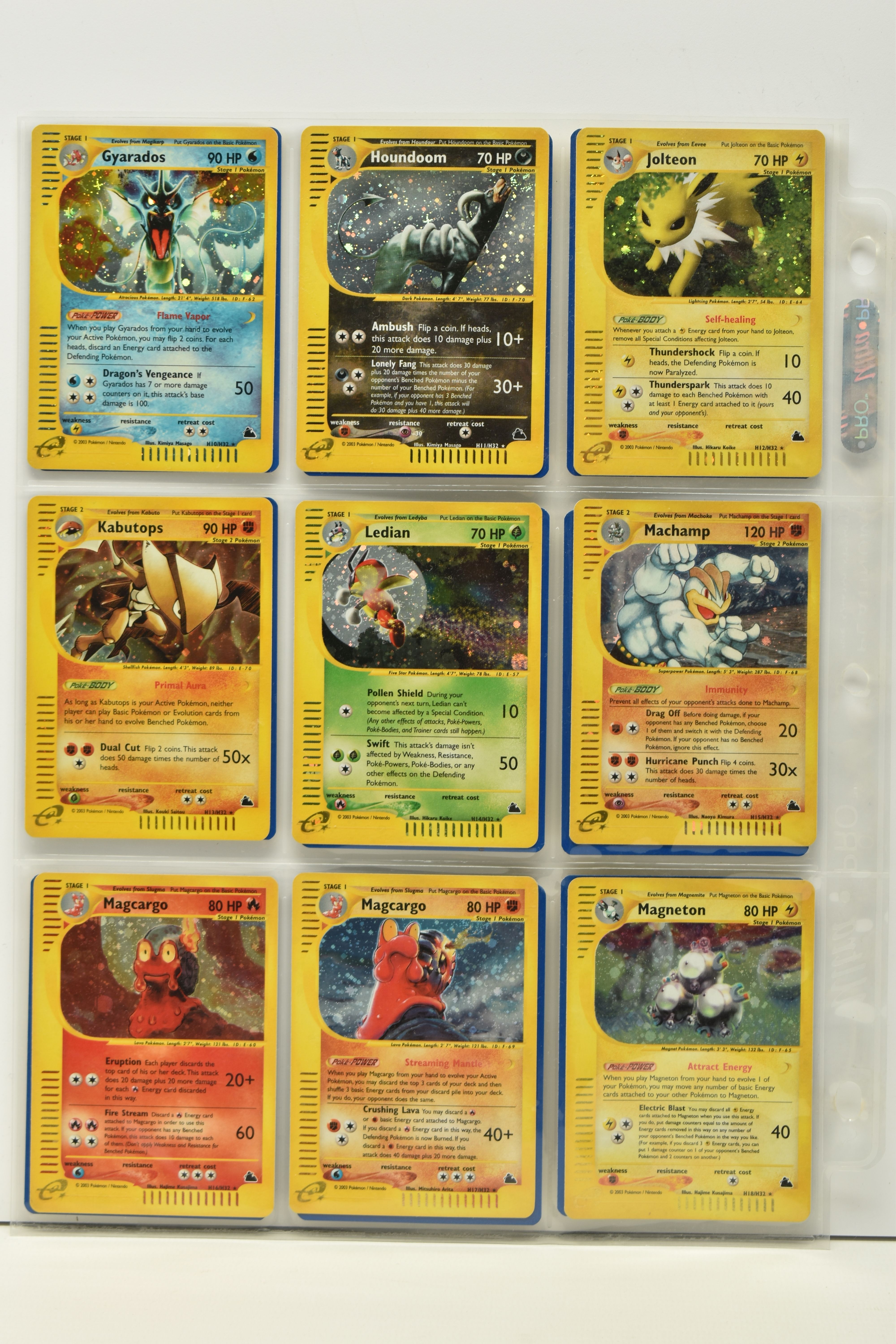 POKEMON COMPLETE SKYRIDGE MASTER SET, all cards are present, including all the secret rare cards and - Image 2 of 37