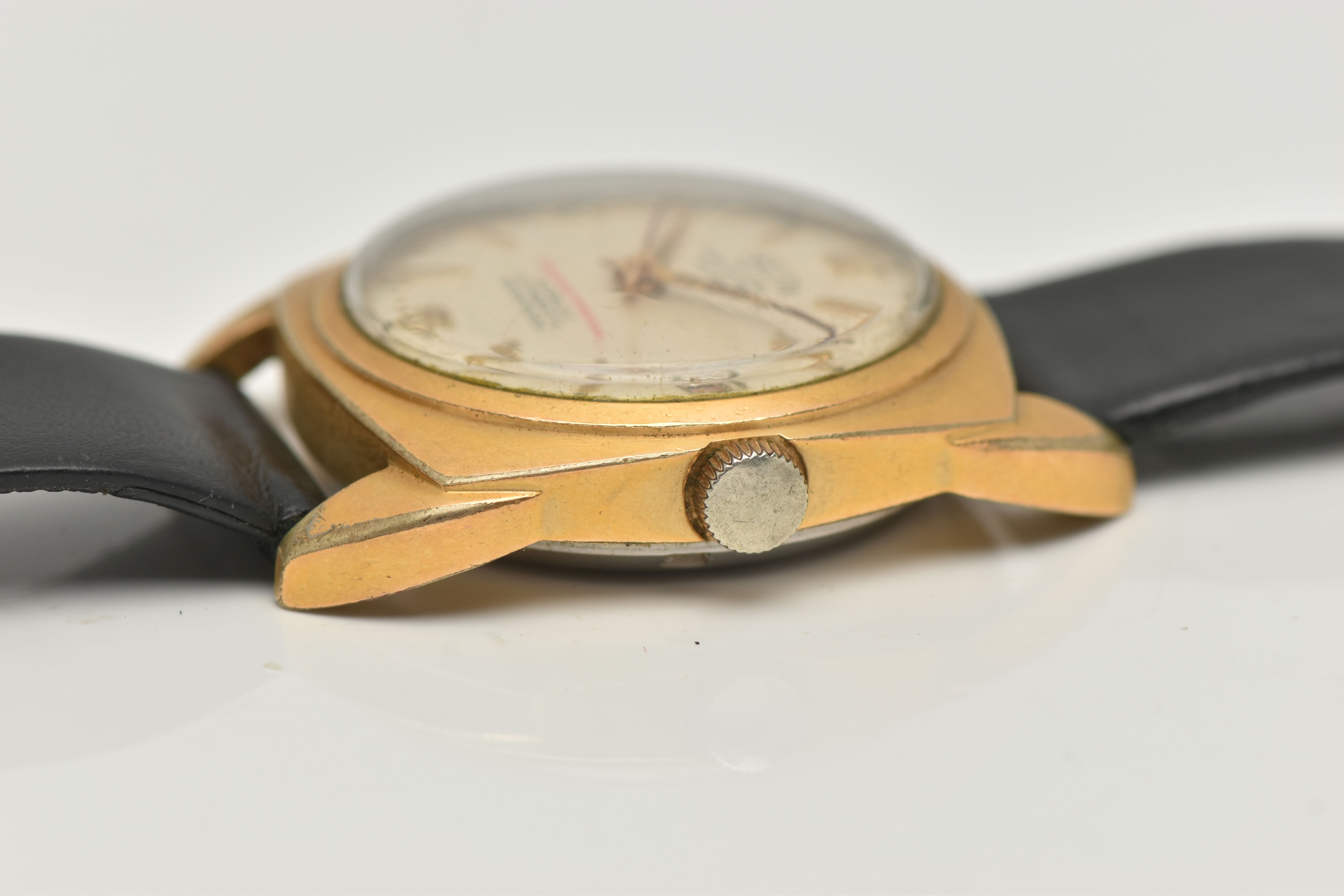 A GENTS 'SELLITA DE LUXE' WRISTWATCH, automatic movement, round silvered dial signed 'Sellita De - Image 6 of 6