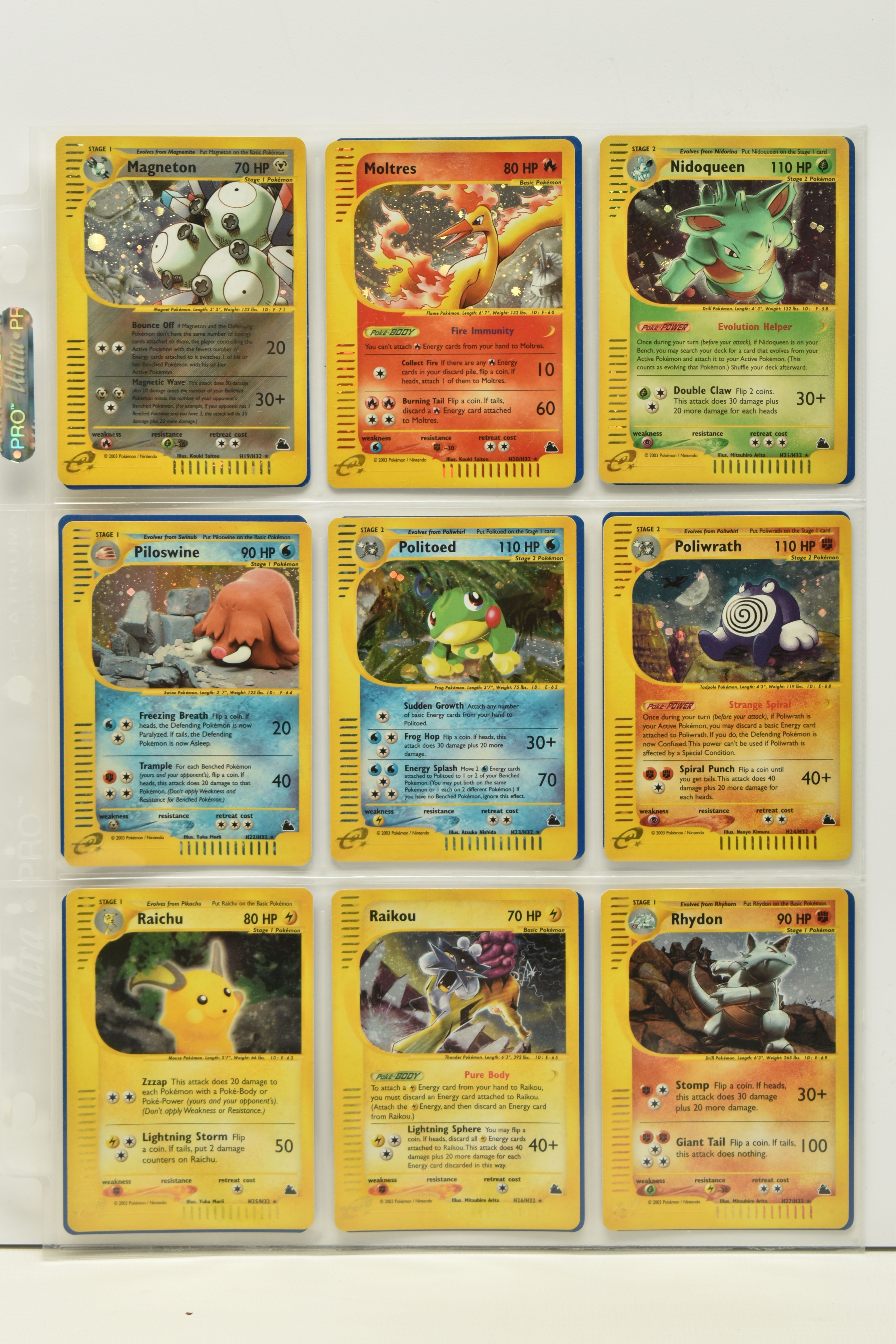 POKEMON COMPLETE SKYRIDGE MASTER SET, all cards are present, including all the secret rare cards and - Image 3 of 37