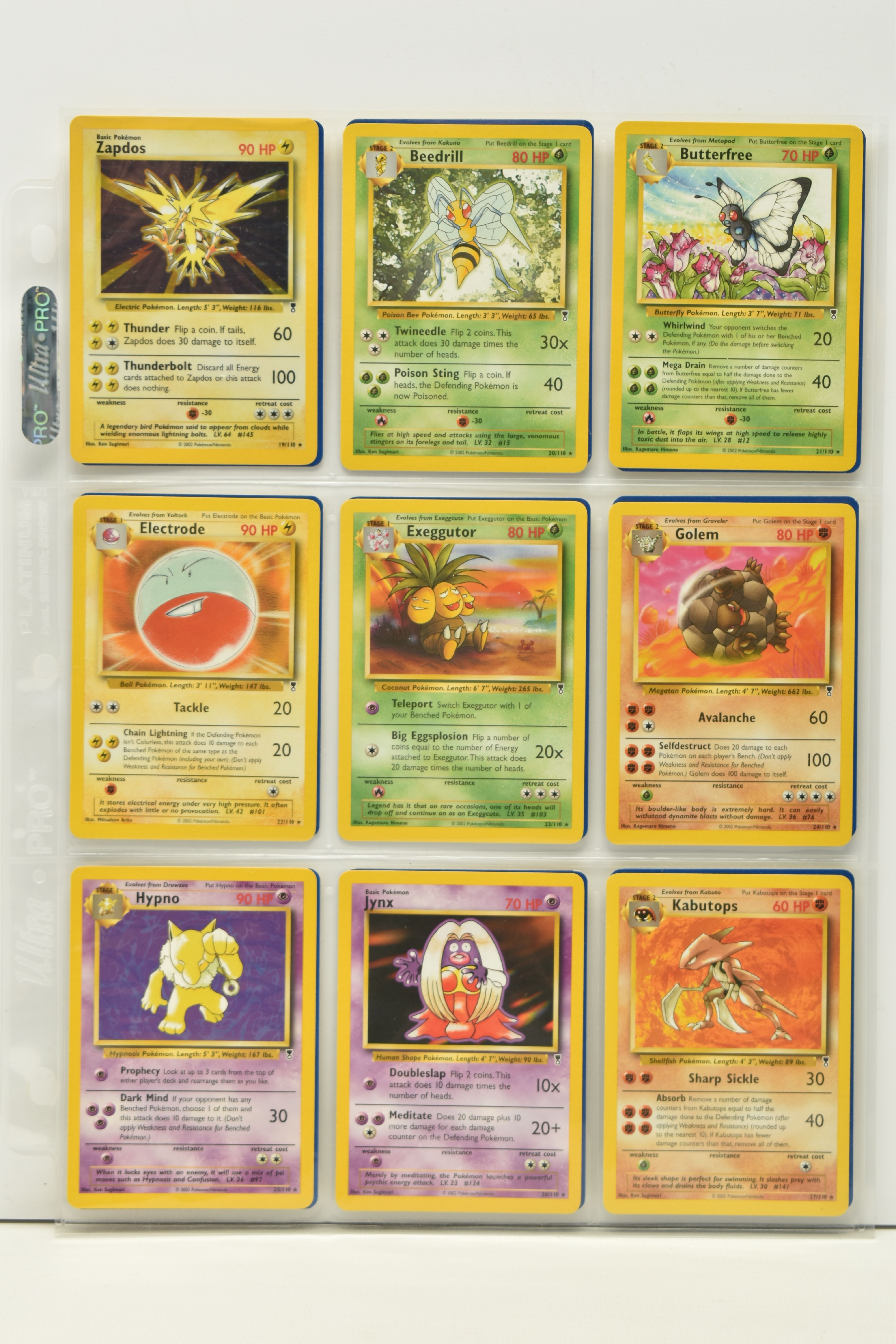 POKEMON COMPLETE LEGENDARY COLLECTION MASTER SET, all cards are present, including their reverse - Image 3 of 25