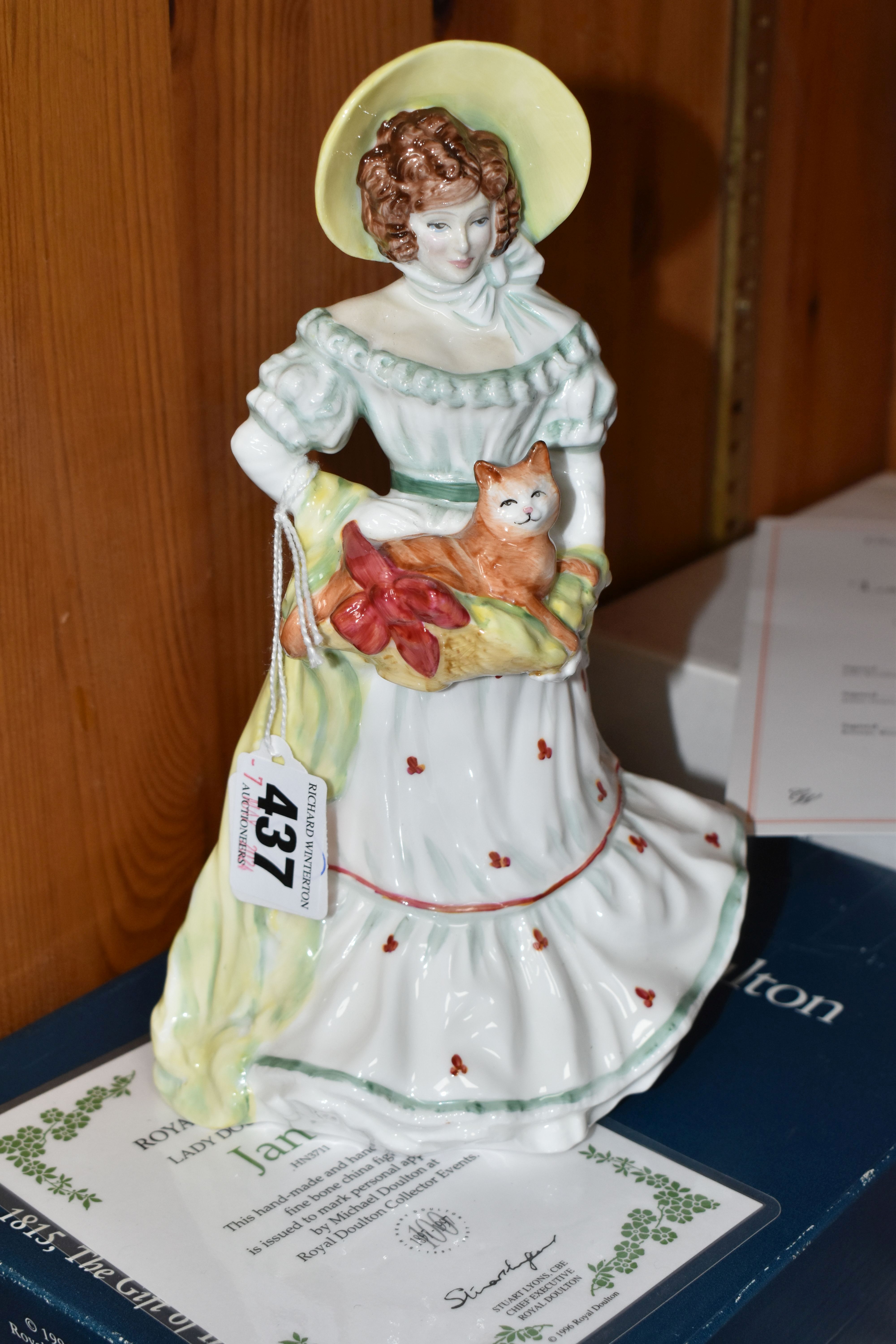 A GROUP OF FIVE ROYAL DOULTON FIGURINES, comprising two 'Sophie' Lady of the Year 1998 figures - Image 2 of 7