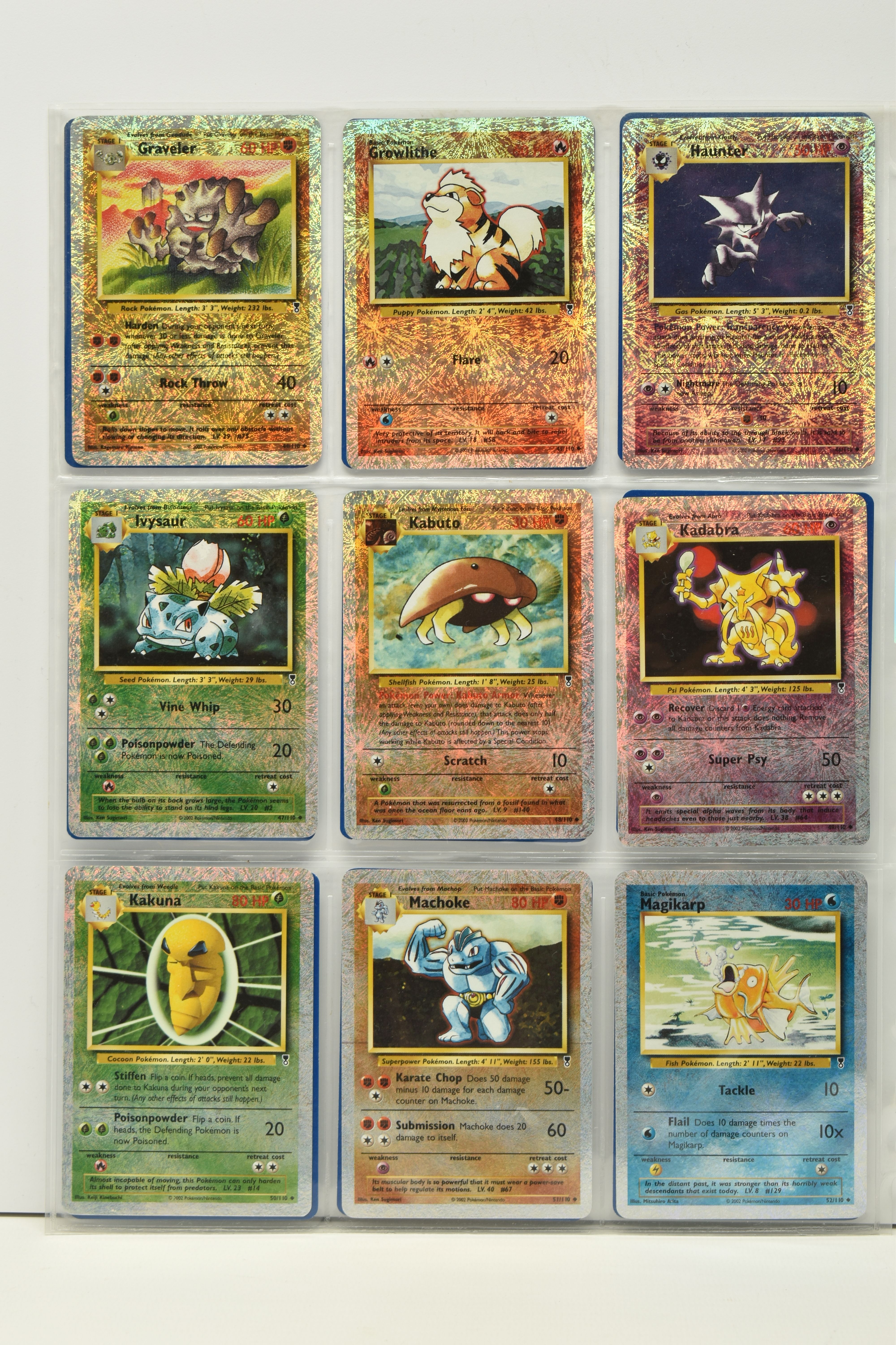 POKEMON COMPLETE LEGENDARY COLLECTION MASTER SET, all cards are present, including their reverse - Image 18 of 25