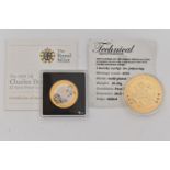 TWO COINS, to include a cased '2009 UK Charles Darwin £2 Silver Proof Coin, with COA, and a cased