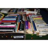 FOUR BOXES OF BOOKS, approximately eighty assorted books, subjects include humour, ancient