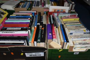 FOUR BOXES OF BOOKS, approximately eighty assorted books, subjects include humour, ancient