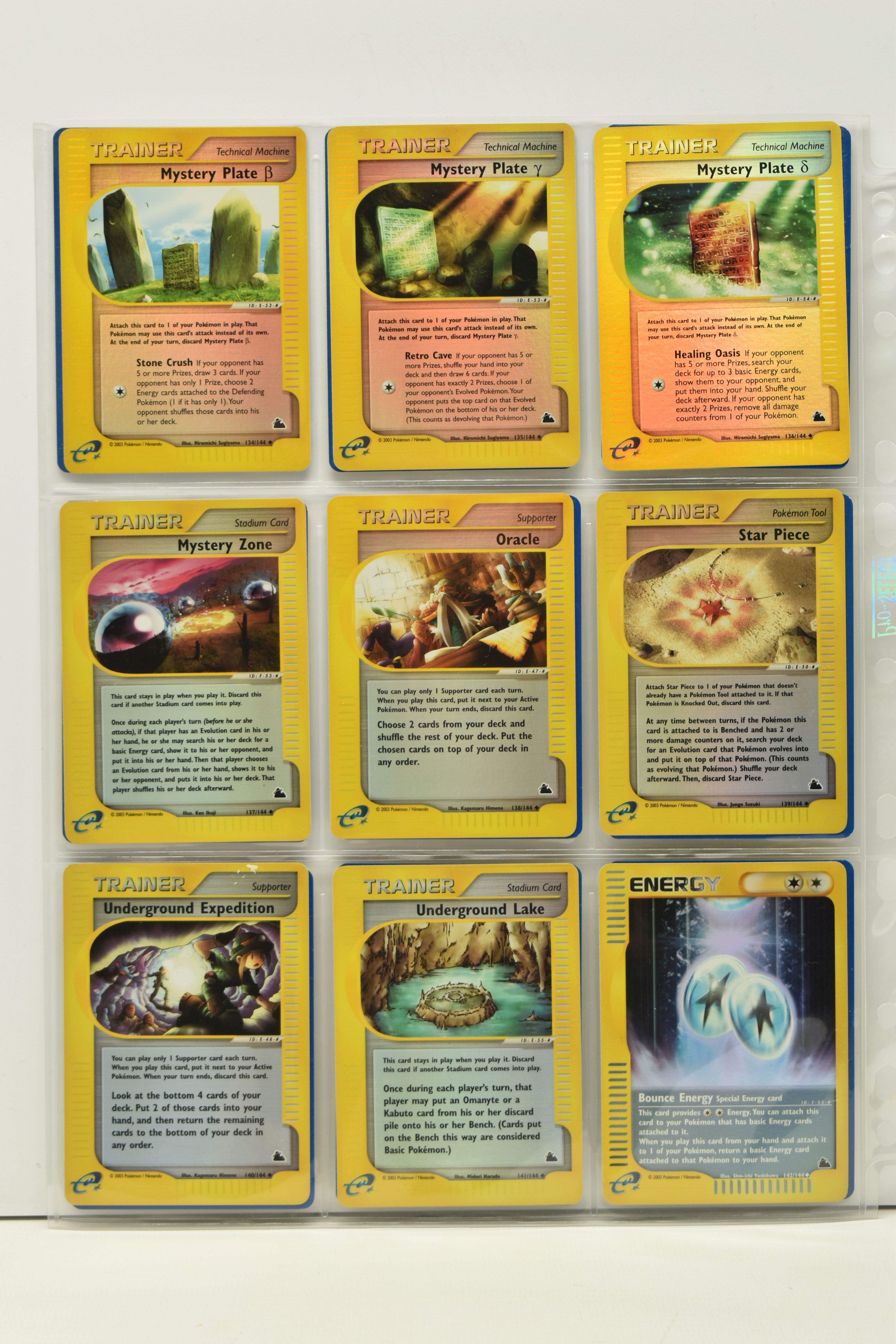 POKEMON COMPLETE SKYRIDGE MASTER SET, all cards are present, including all the secret rare cards and - Image 36 of 37