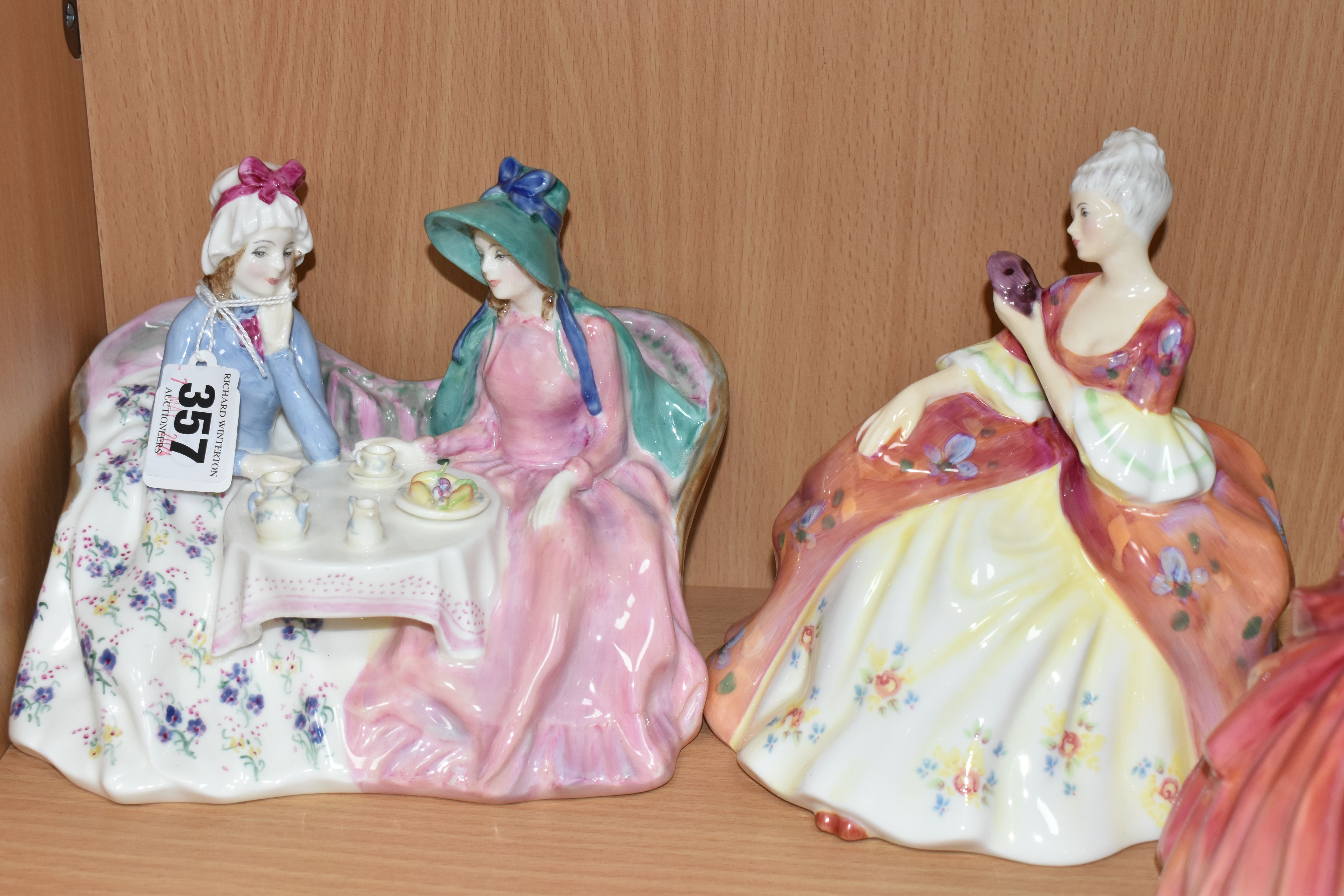 A GROUP OF ROYAL DOULTON FIGURES, comprising 'The Leisure Hour' HN2055, 'Genevieve' HN1962, 'The - Image 5 of 5